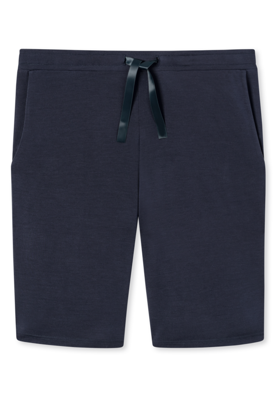 SCHIESSER Mix+Relax loungebroek kort, dames bermuda modal blauw SCHIESSER Mix+Relax loungebroek kort, dames bermuda modal blauw