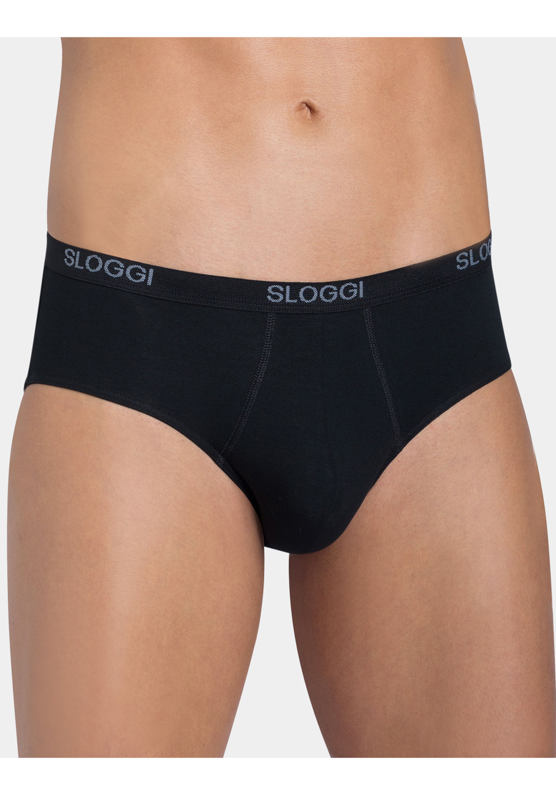 2-7613136663396-sloggi-men-basic-midi_HR Sloggi Men Basic Midi, heren slips (2-pack), zwart