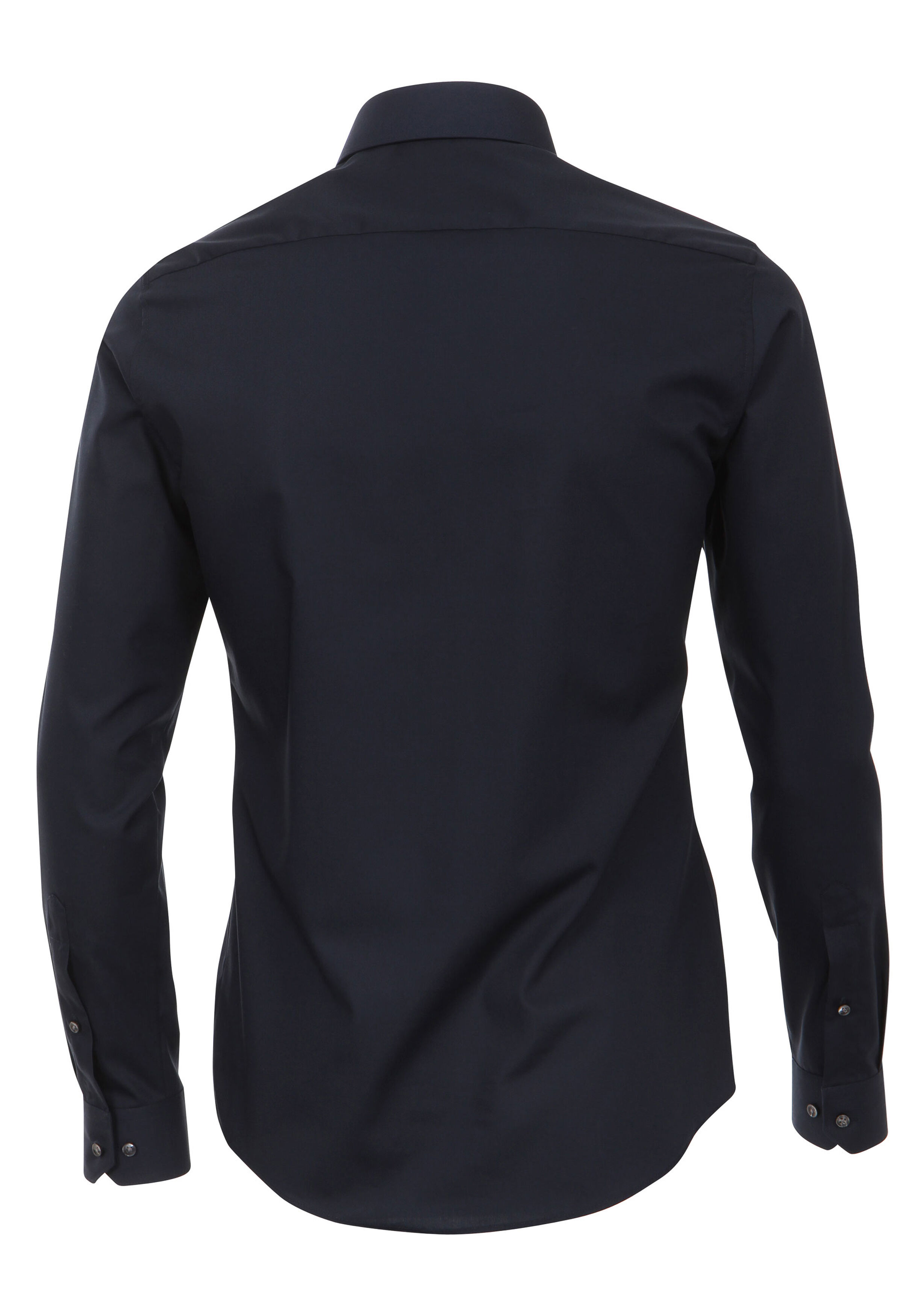 Redmond slim fit overhemd, nacht blauw