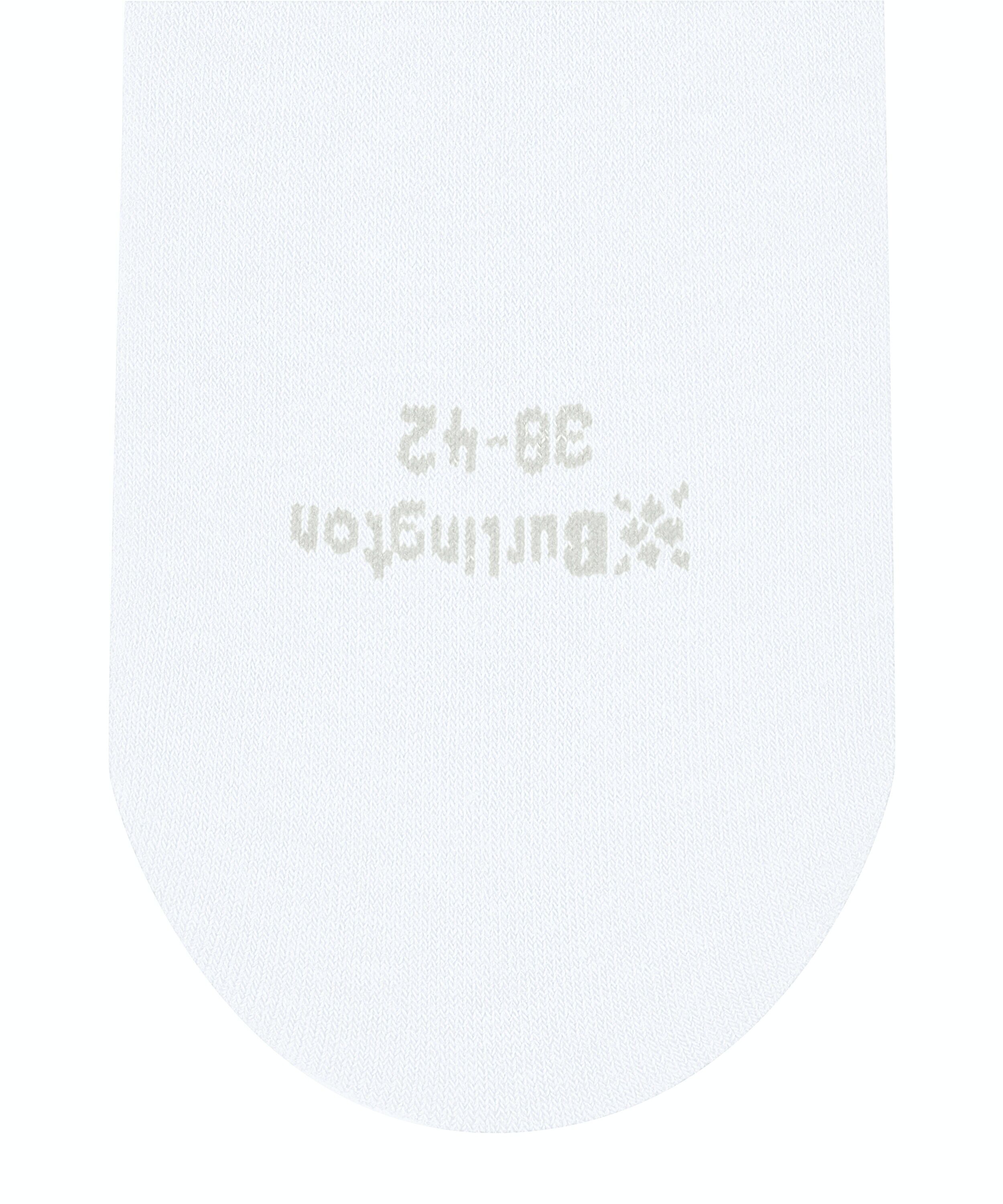 Burlington Athleisure heren invisible sokken, wit (white)