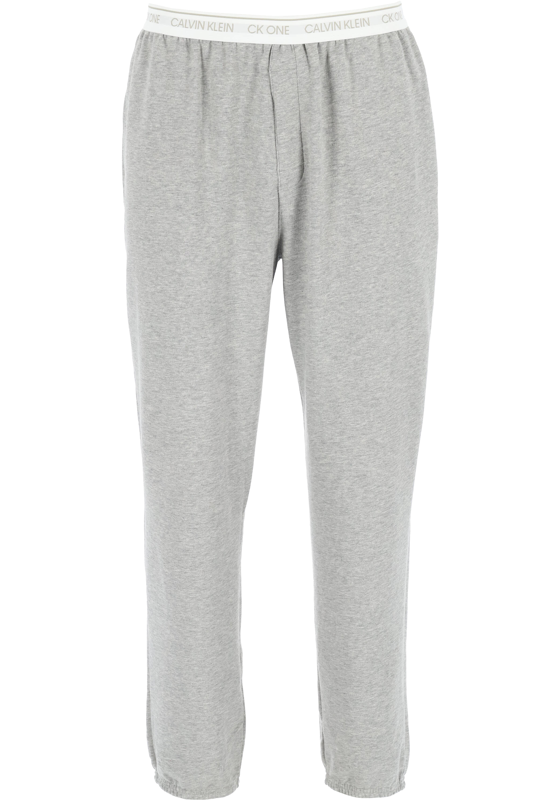 Calvin Klein CK ONE Lounge jogger, heren lounge joggingbroek lang, middeldik, grijs melange Calvin Klein CK ONE Lounge jogger, heren lounge joggingbroek lang, middeldik, grijs melange