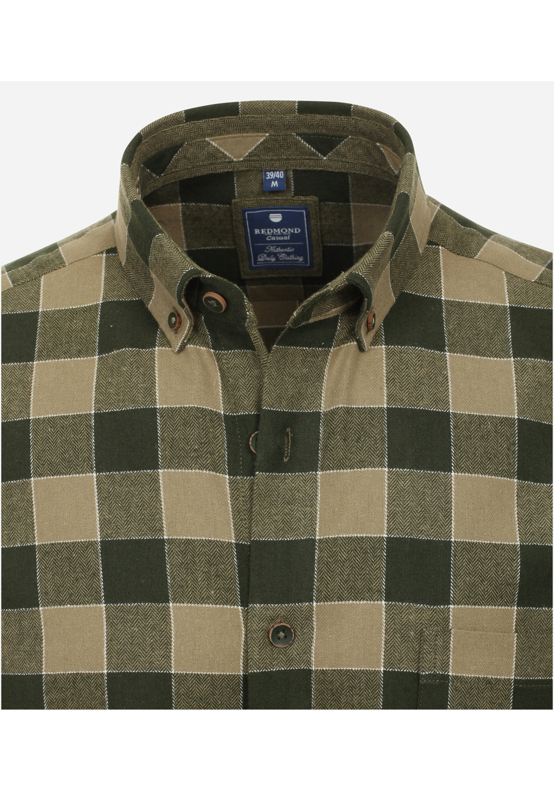 image_4_594ffc5fbc9c28ed54f5ddbe69c58927jpgautoformatbgF3F3F3blend-alpha100blend-colorF3F3F3blend-modedarkenfitclampp Redmond modern fit overhemd, popeline, groen geruit