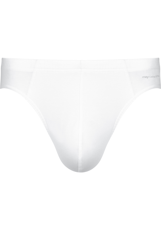 Mey Casual Cotton high-leg briefs (1-pack), heren slip hoge beenuitsnijding, wit Mey Casual Cotton high-leg briefs (1-pack), heren slip hoge beenuitsnijding, wit
