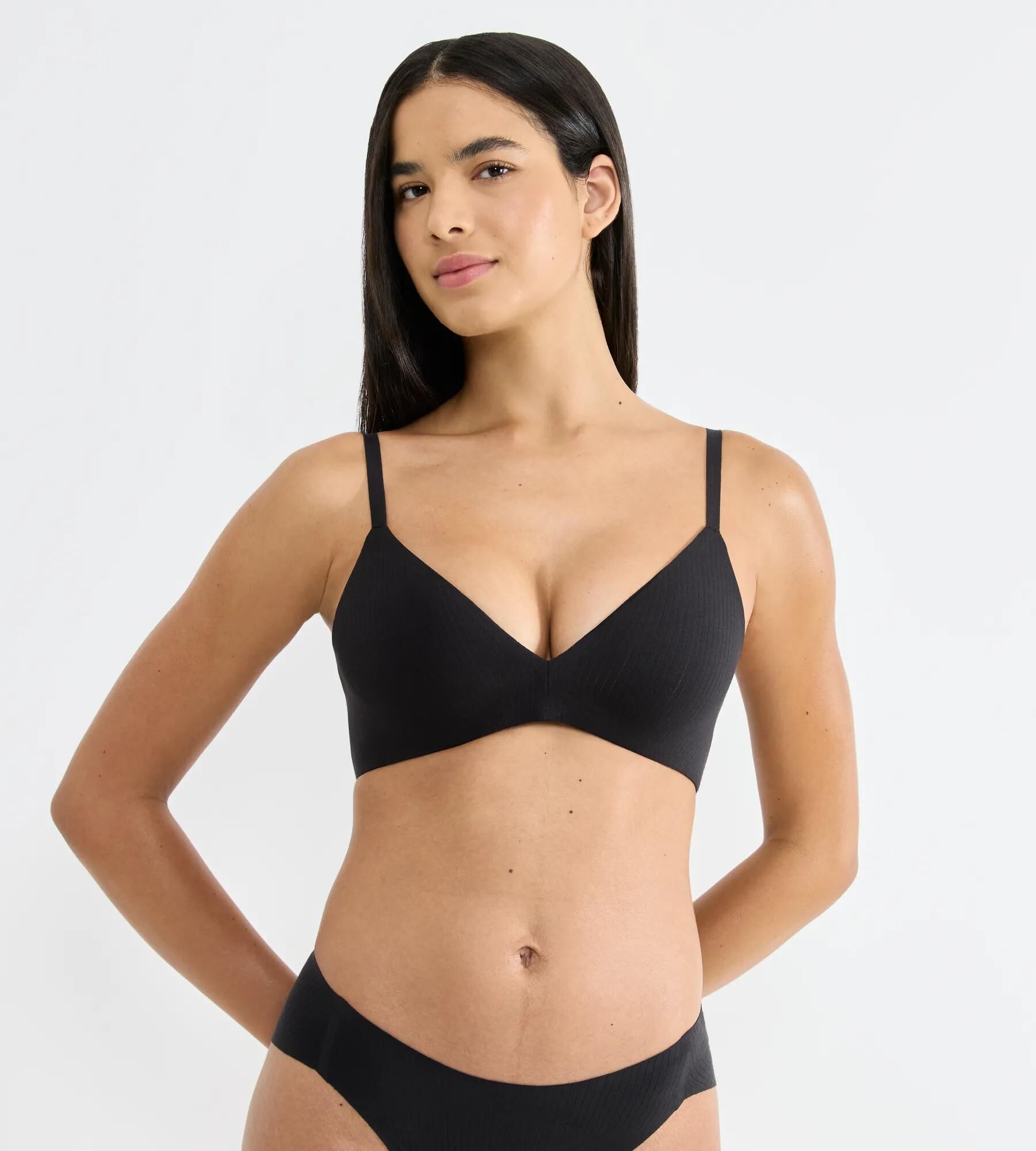 Sloggi Women ZERO Feel Pure THE UP Push Up, bralette, zwart