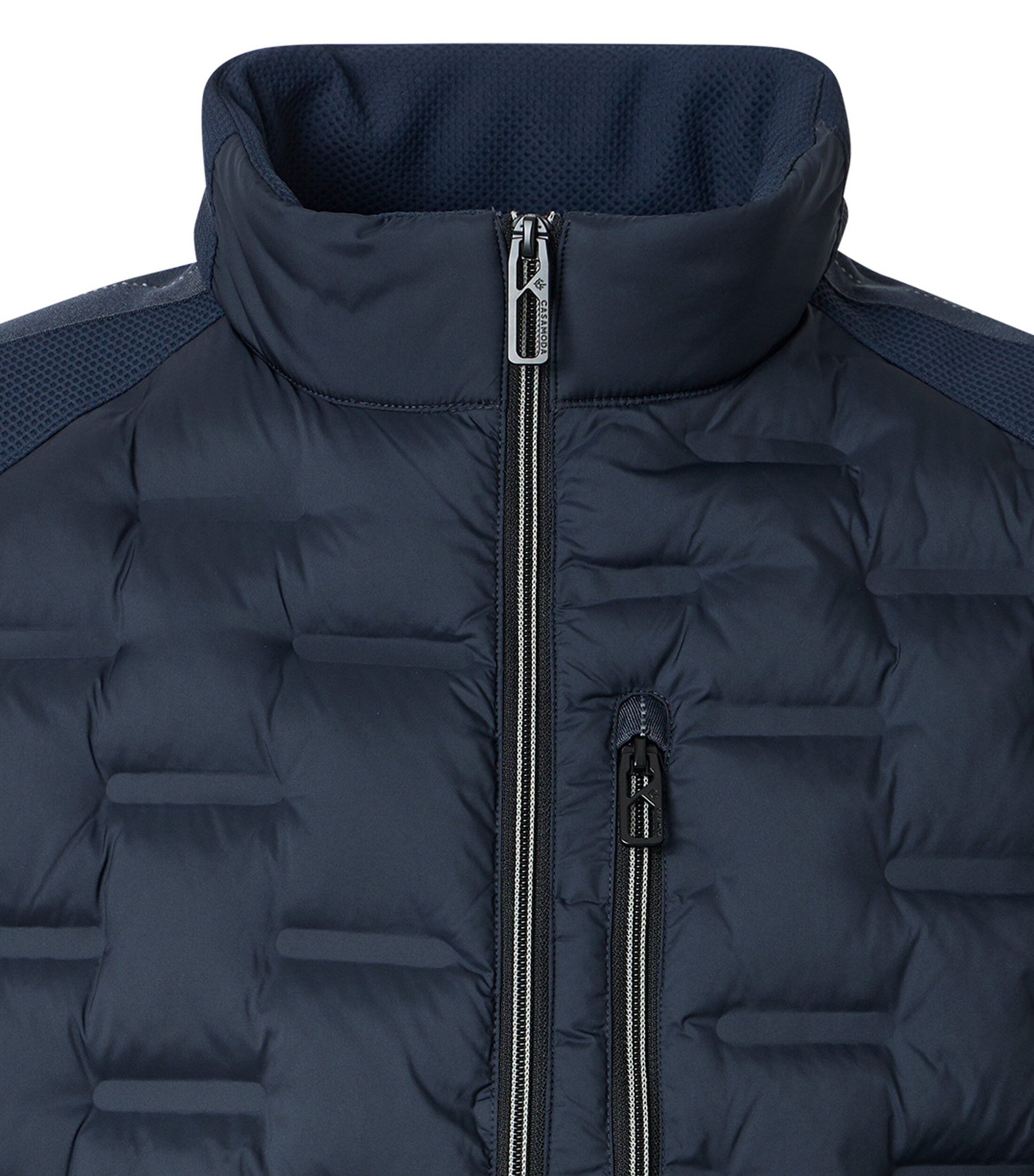CASA MODA comfort fit bodywarmer, blauw, wit