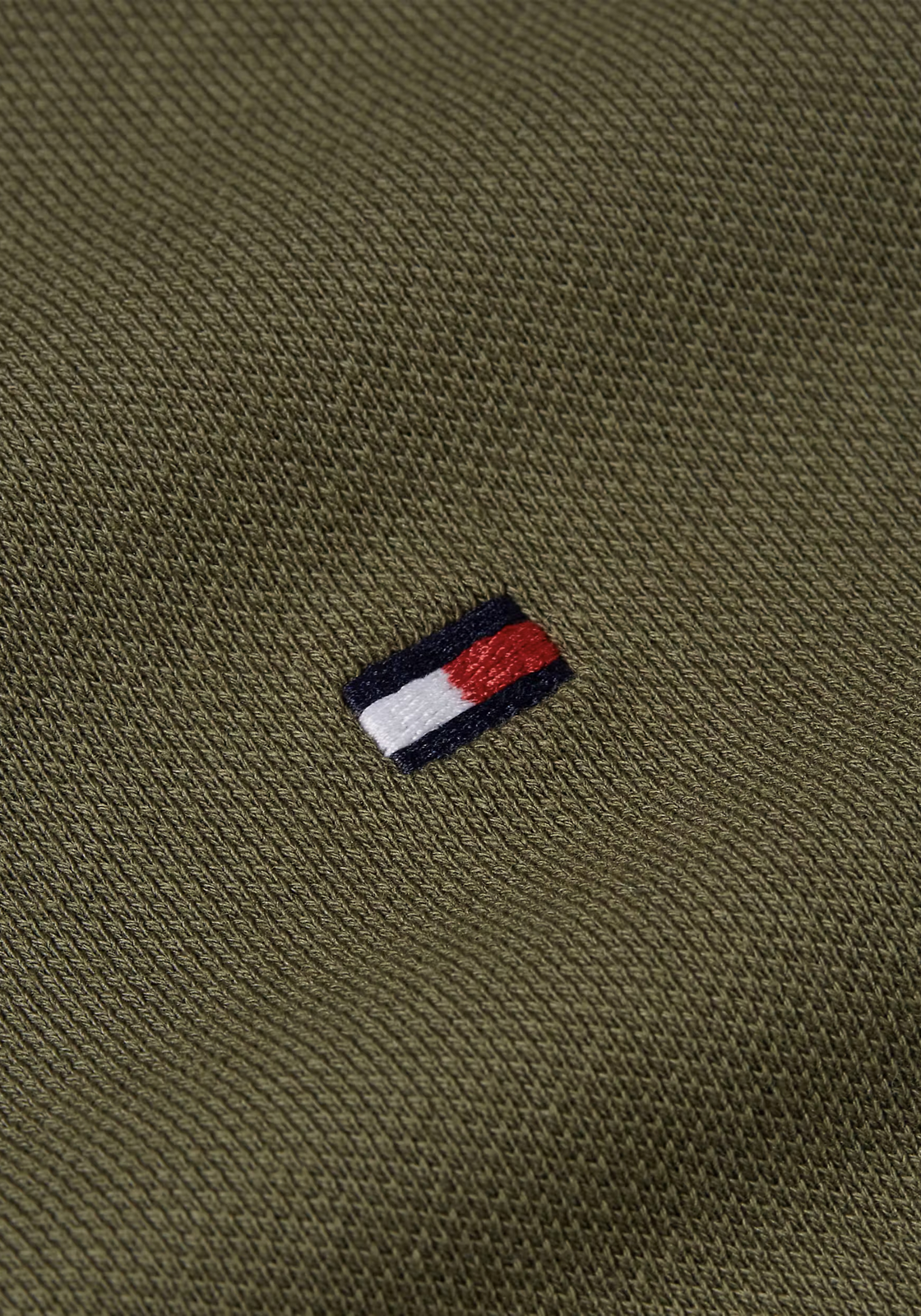 Tommy Hilfiger 1985 Slim Polo, heren poloshirt, olijfgroen Tommy Hilfiger 1985 Slim Polo, heren poloshirt, olijfgroen