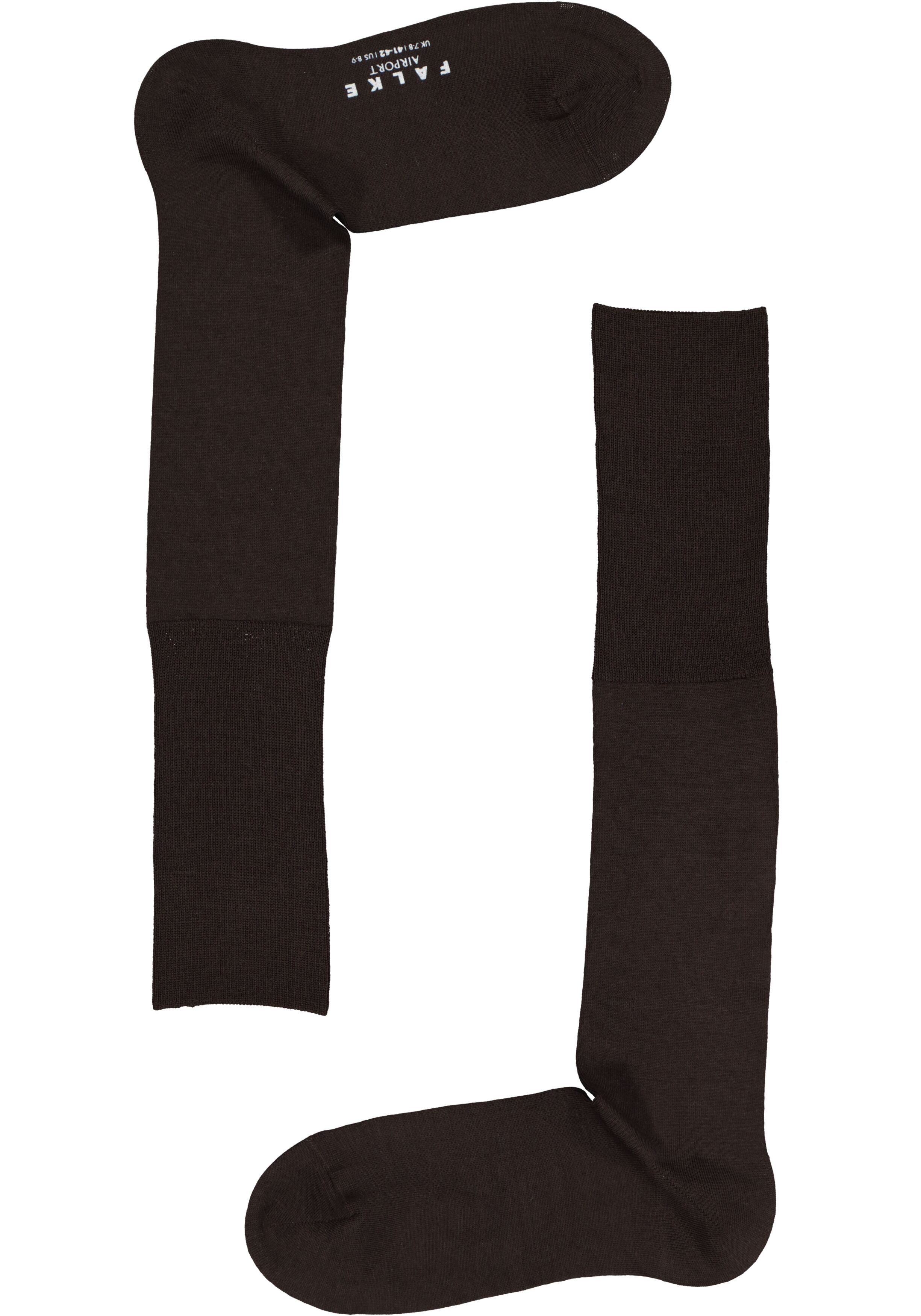 FALKE Airport heren kniekousen, bruin (brown)