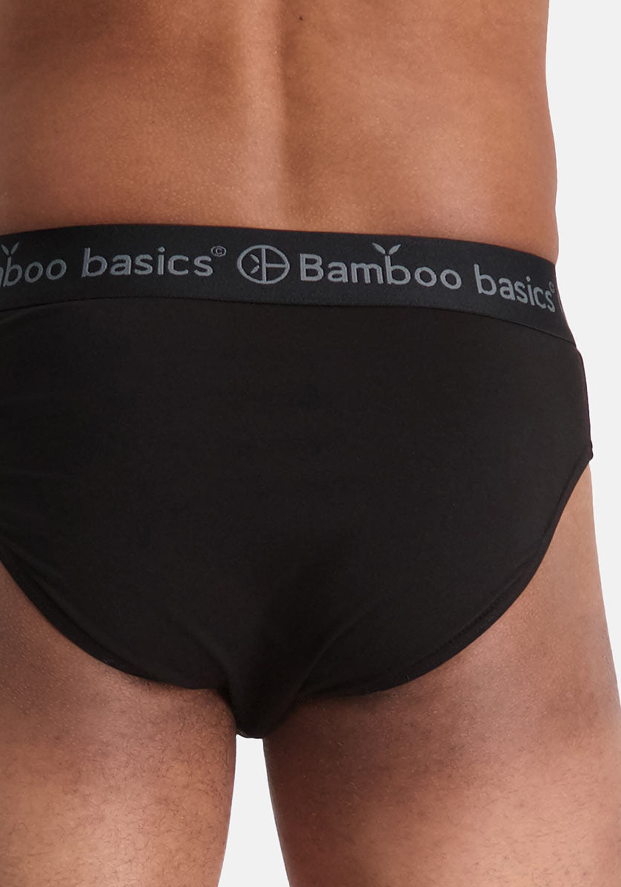 Bamboo Basics James slips (3-pack), heren slip, zwart