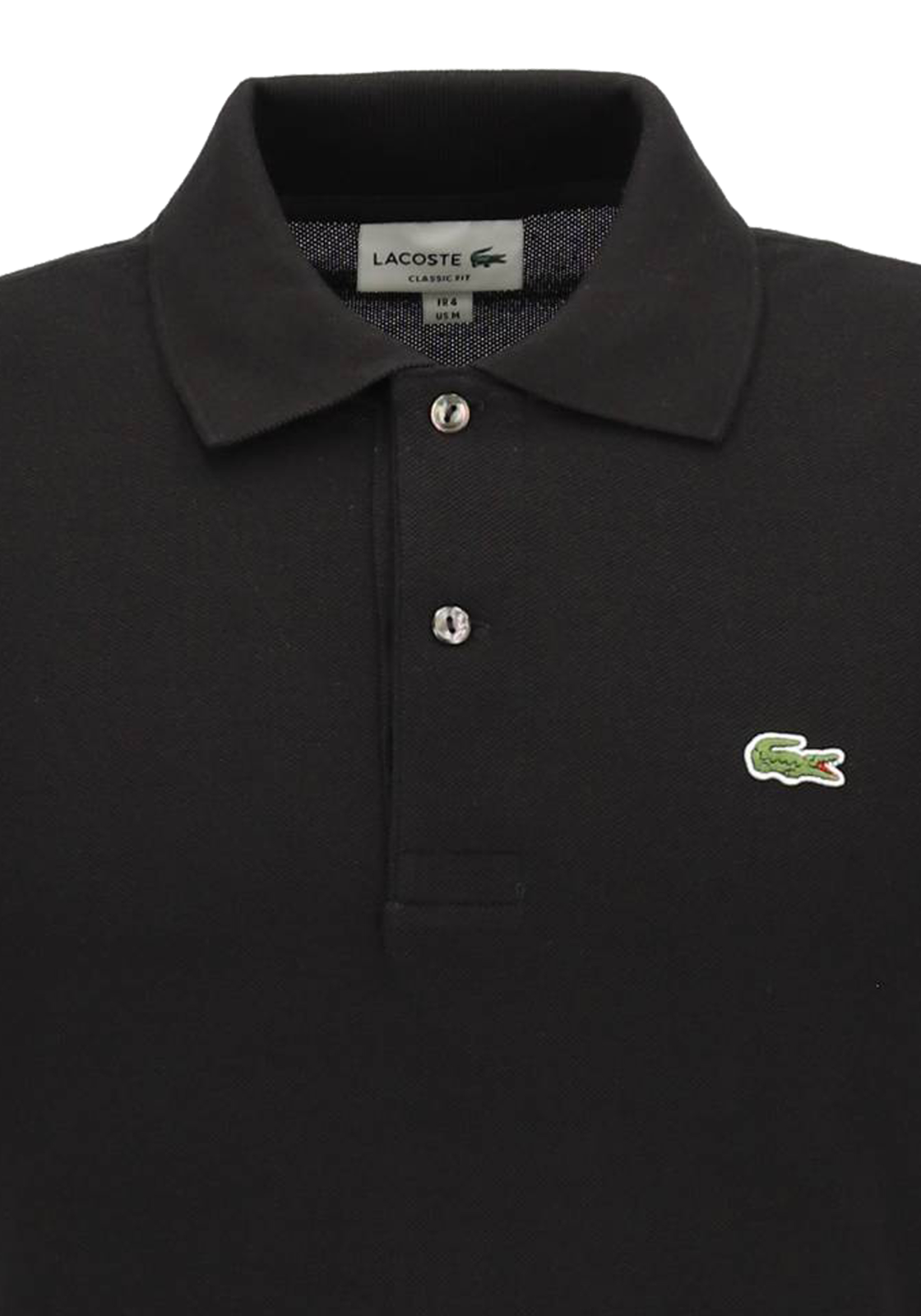 Lacoste Classic Fit polo, zwart Lacoste Classic Fit polo, zwart