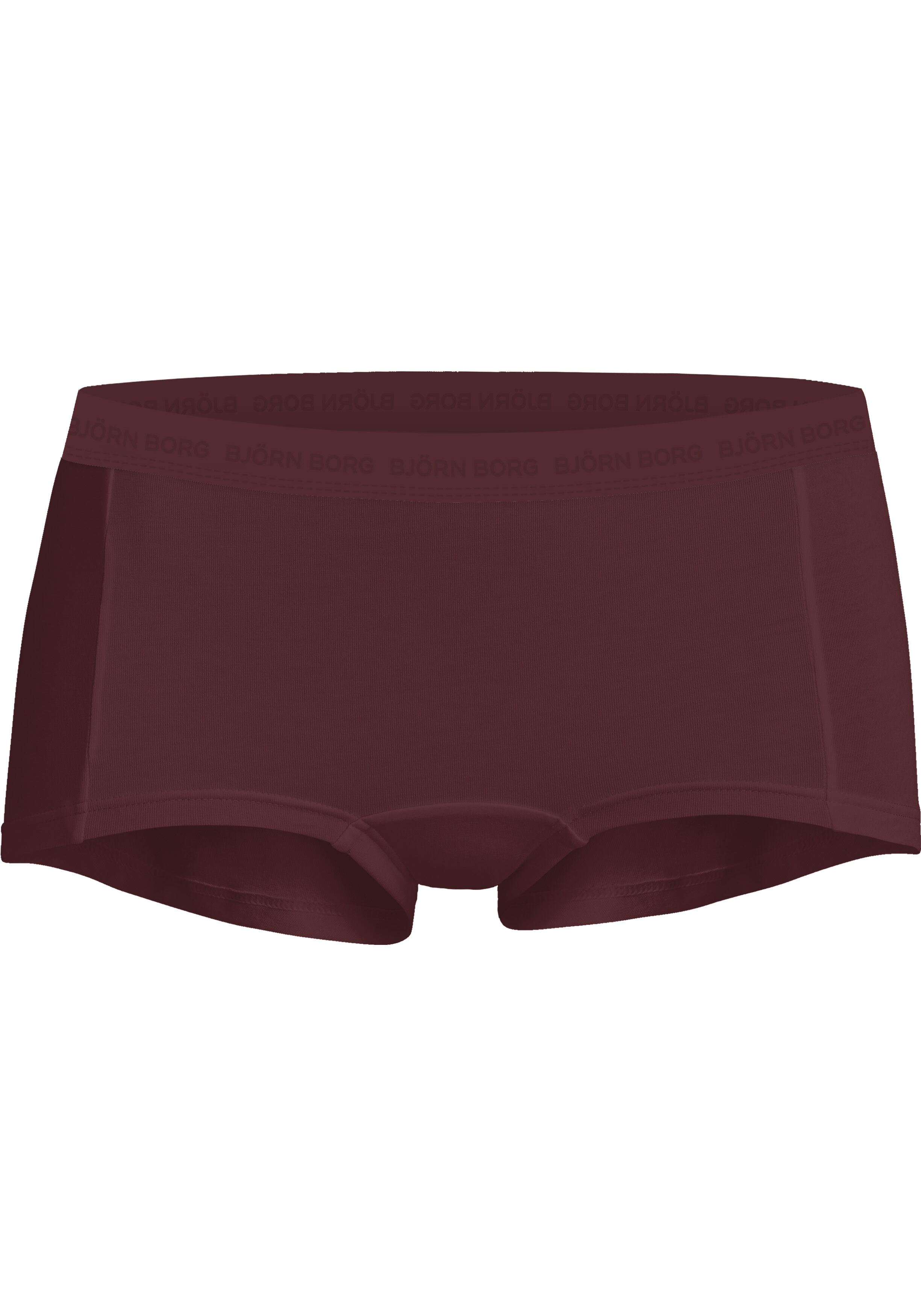 Bjorn Borg dames Core minishorts, boxers korte pijpen (5-pack), rood, grijs, print, groen, zwart