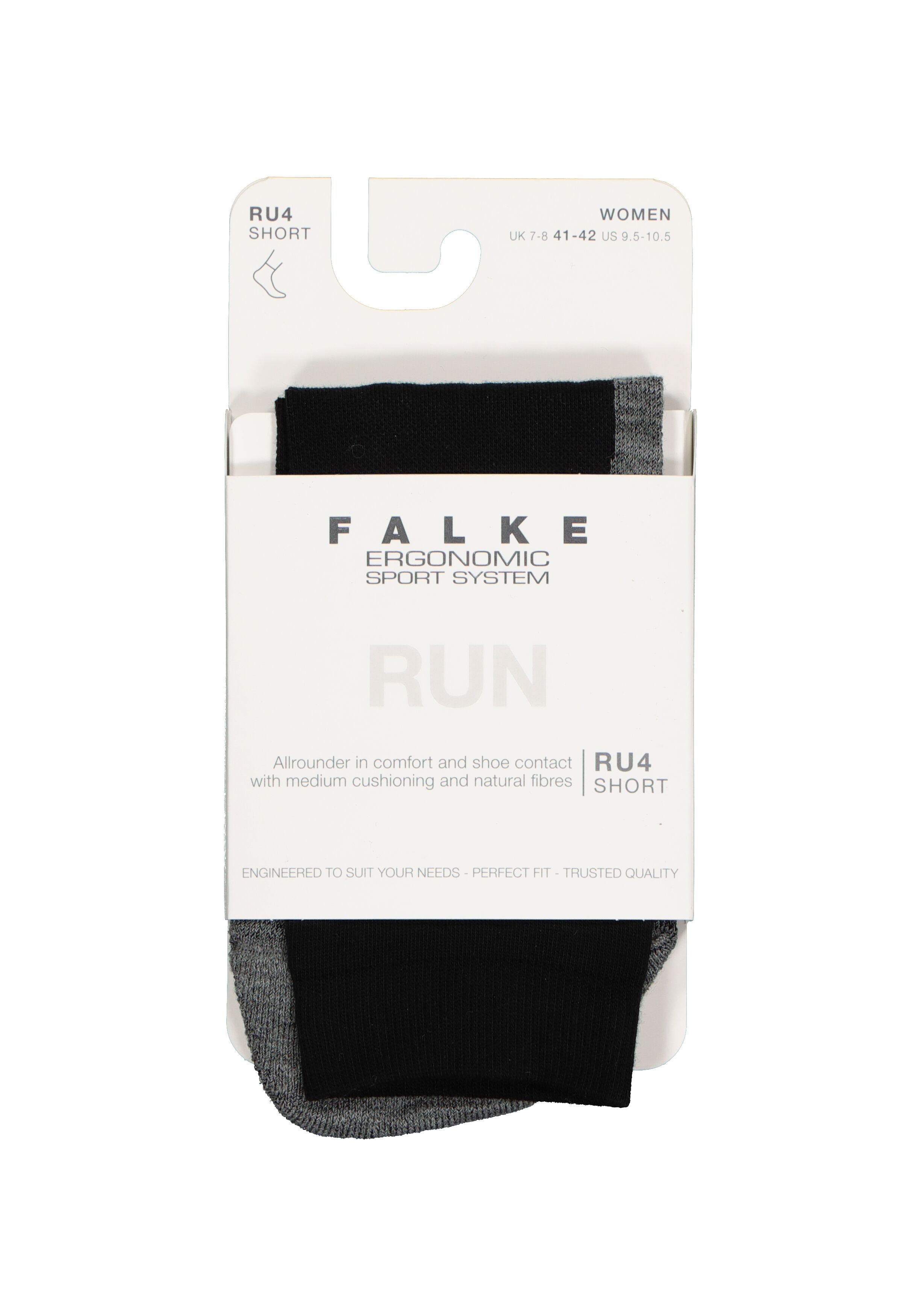 FALKE RU4 Short dames hardloopsokken, zwart (black-mix)