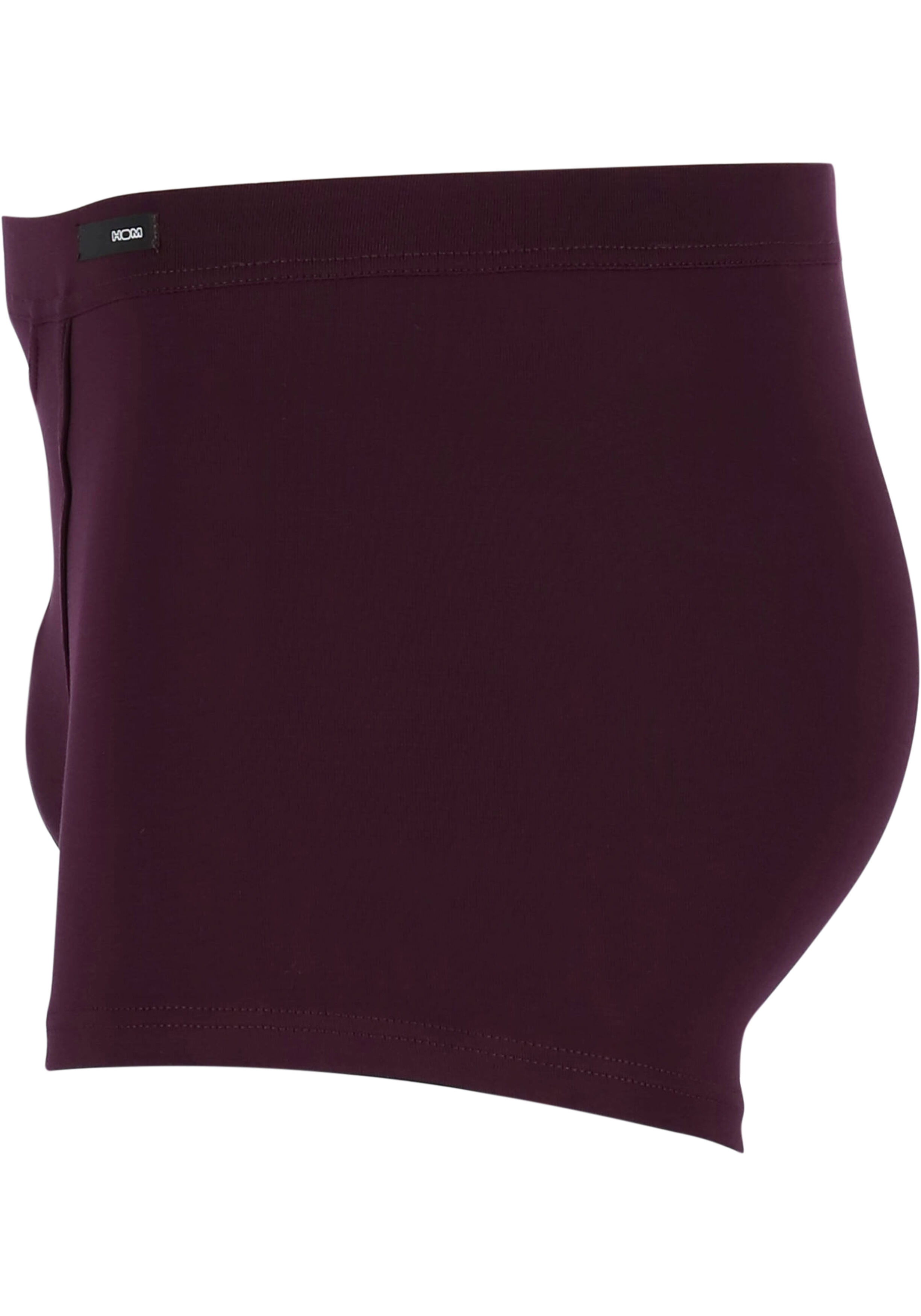 HOM Tencel soft comfort boxer briefs HO1 (1-pack), heren boxer kort met horizontale gulp, bordeaux