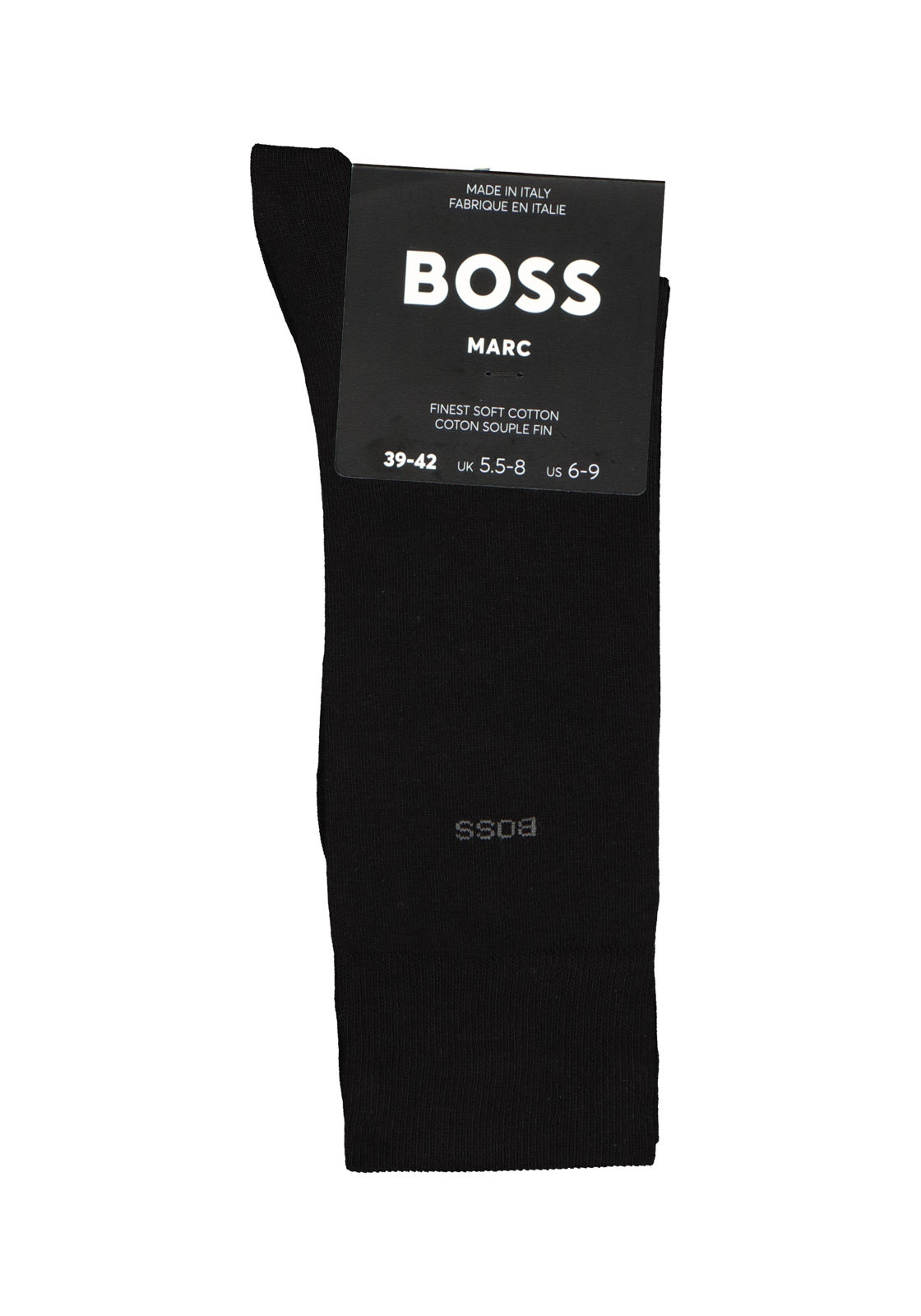 3-4043861441038_hugo_boss_sokken_HR BOSS Marc uni (1-pack), herensokken katoen, zwart