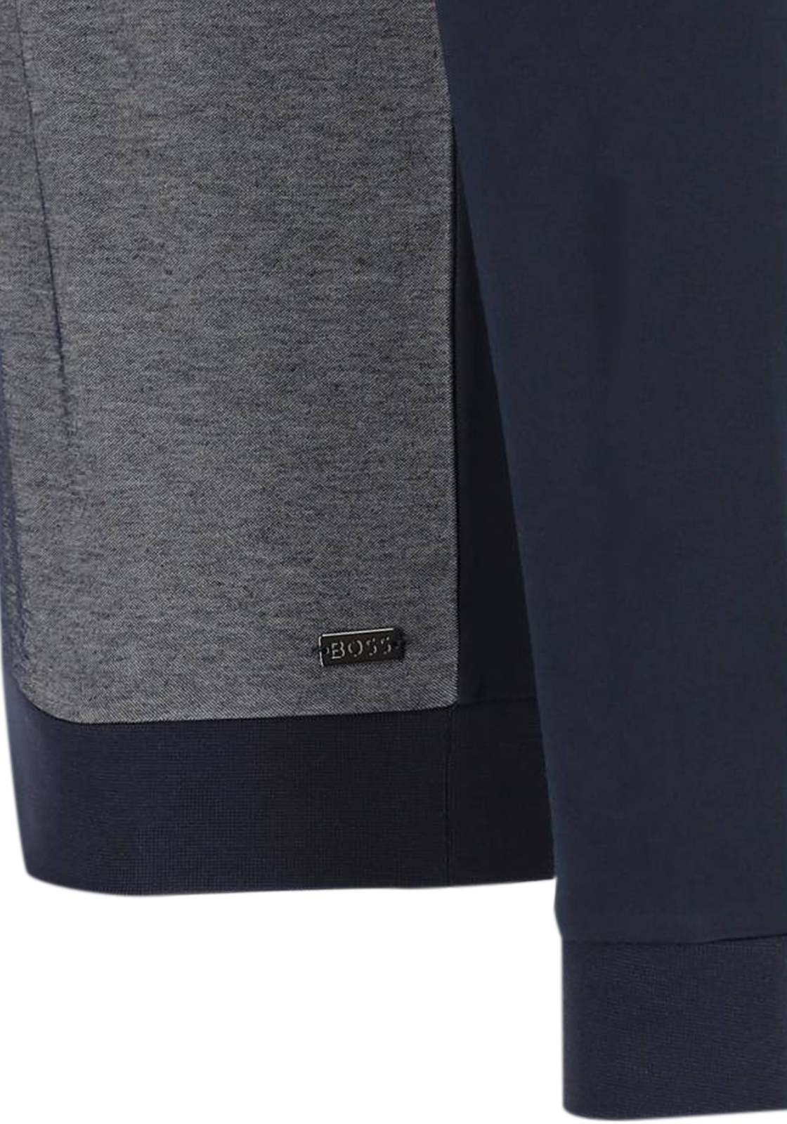 BOSS Tracksuit Half Zip, heren lounge trui, donkerblauw BOSS Tracksuit Half Zip, heren lounge trui, donkerblauw