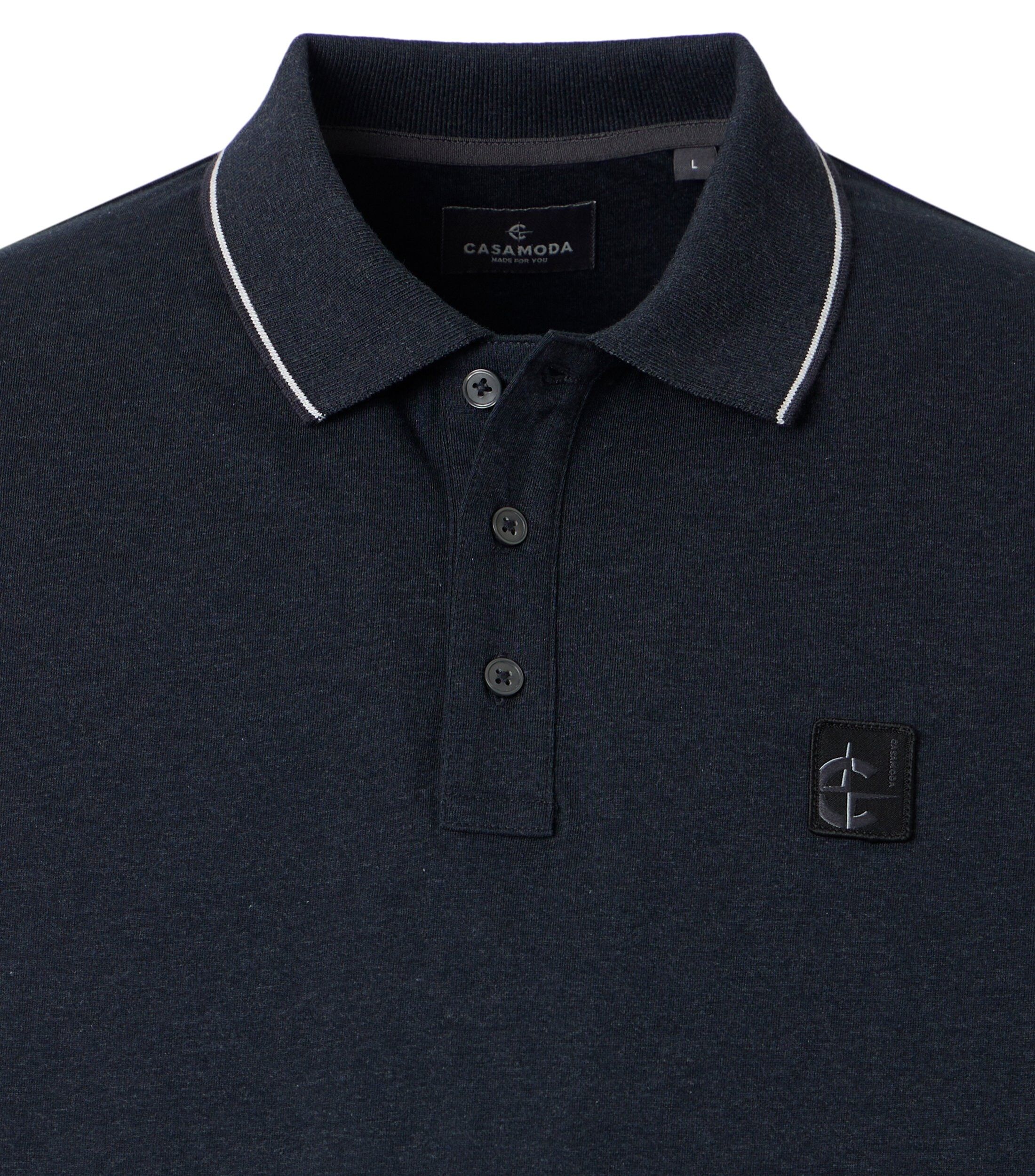 CASA MODA comfort fit heren polo, blauw