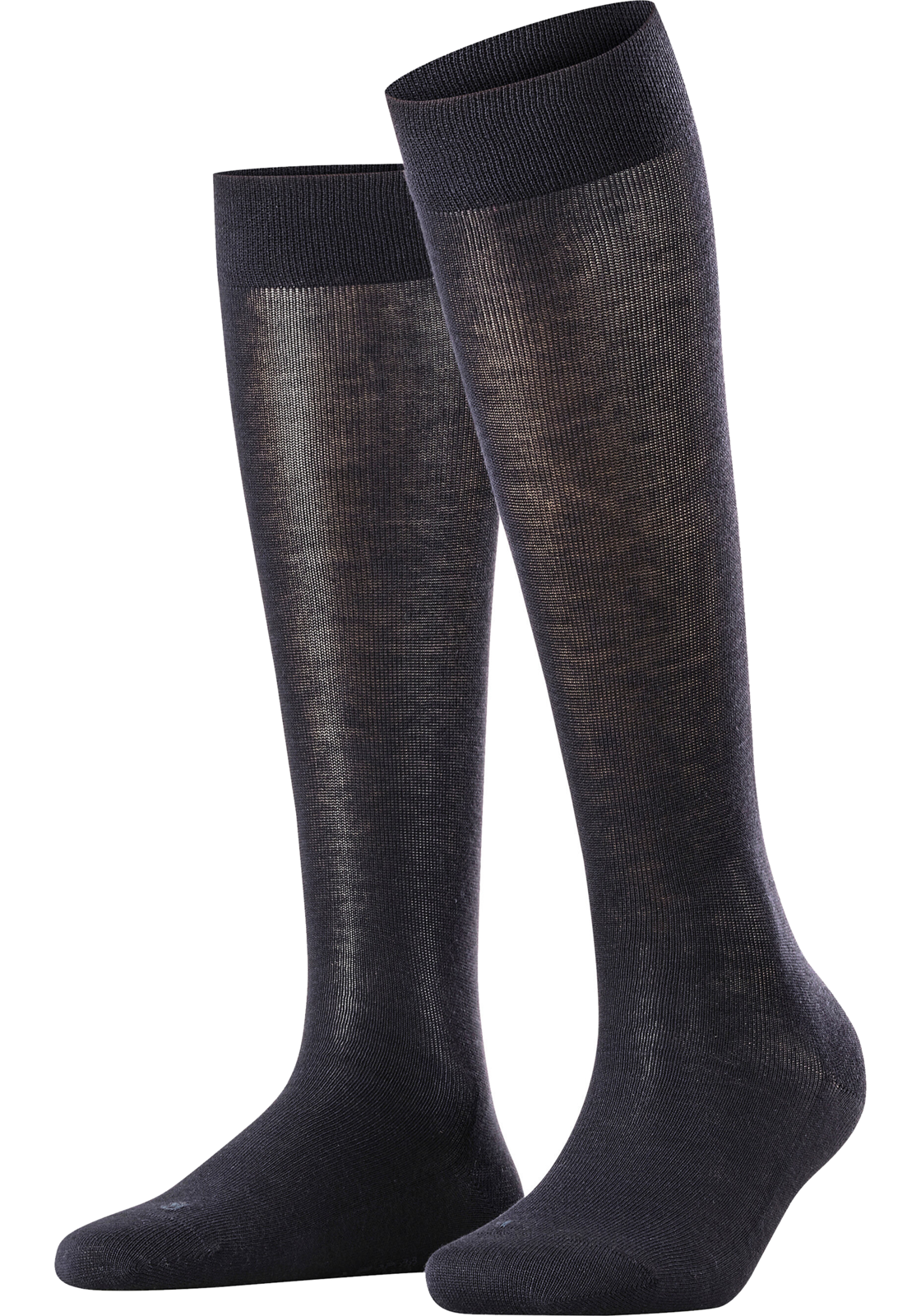 FALKE Sensitive London dames kniekousen, donkerblauw (dark navy) FALKE Sensitive London dames kniekousen, donkerblauw (dark navy)