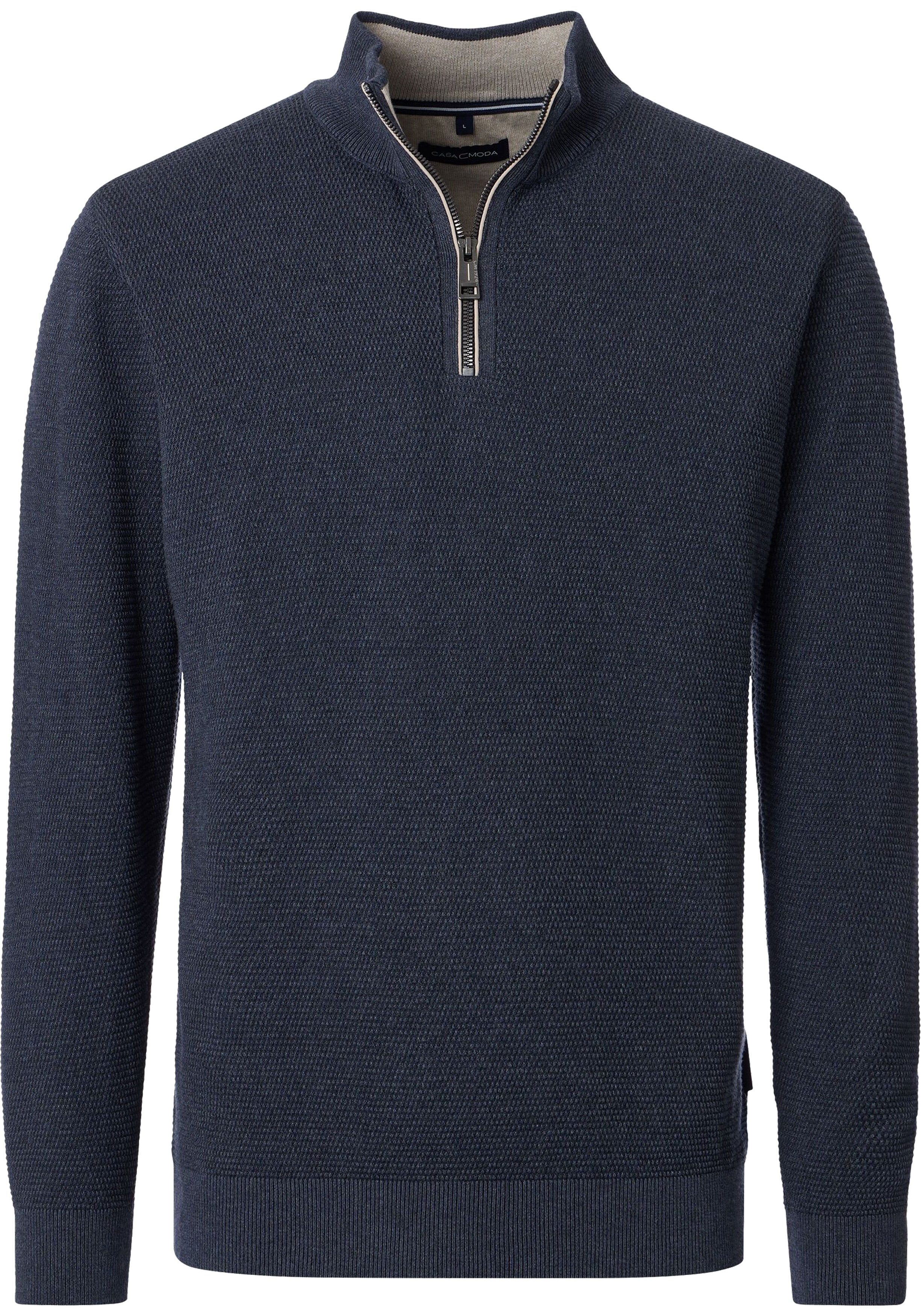 CASA MODA comfort fit schipperstrui, donkerblauw