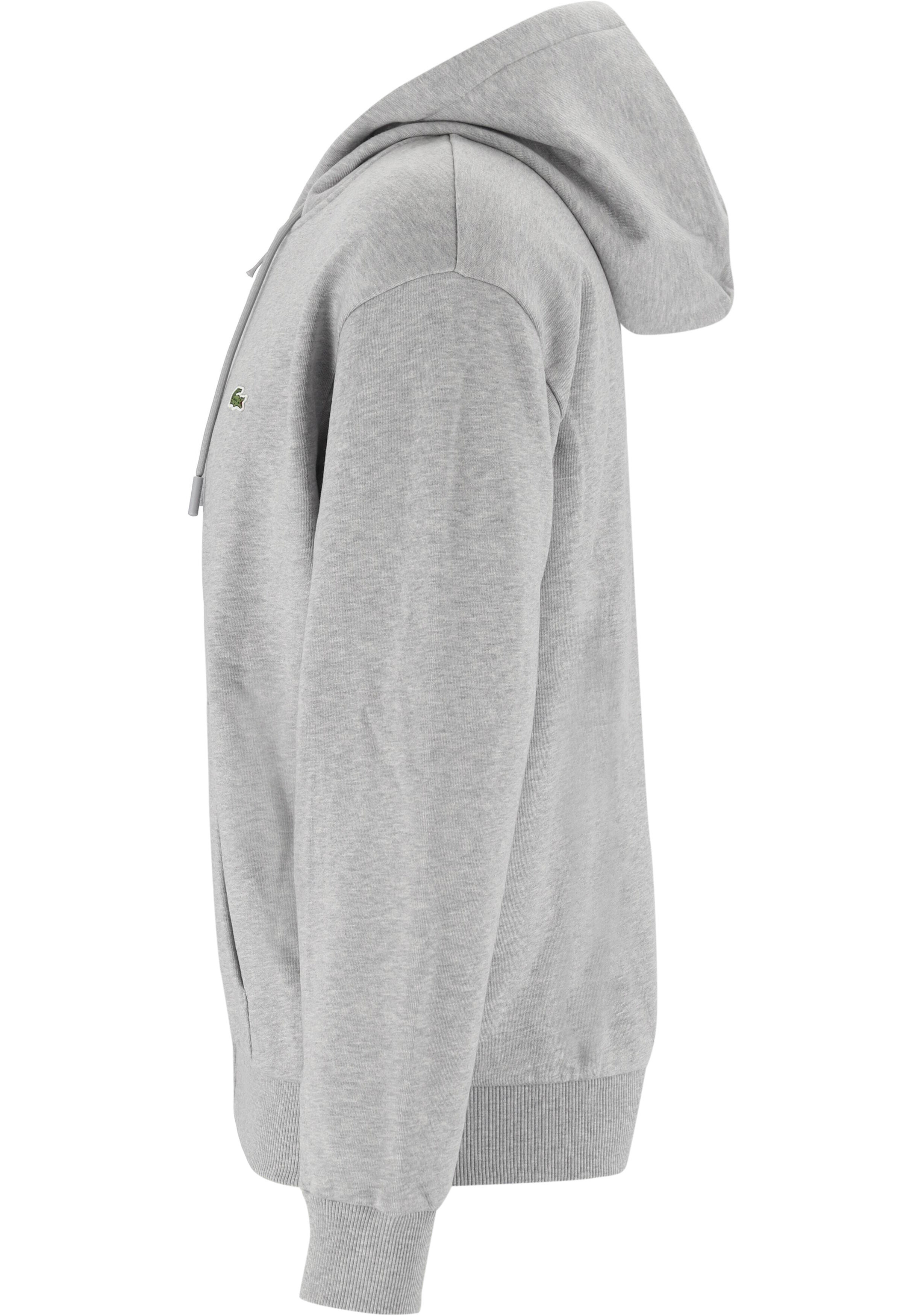 Lacoste heren sweatvest, lichtgrijs melange