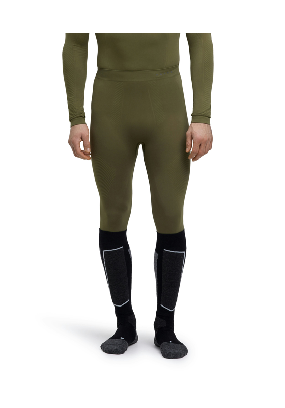 FALKE heren tights Warm, thermobroek, groen (herb) FALKE heren tights Warm, thermobroek, groen (herb)