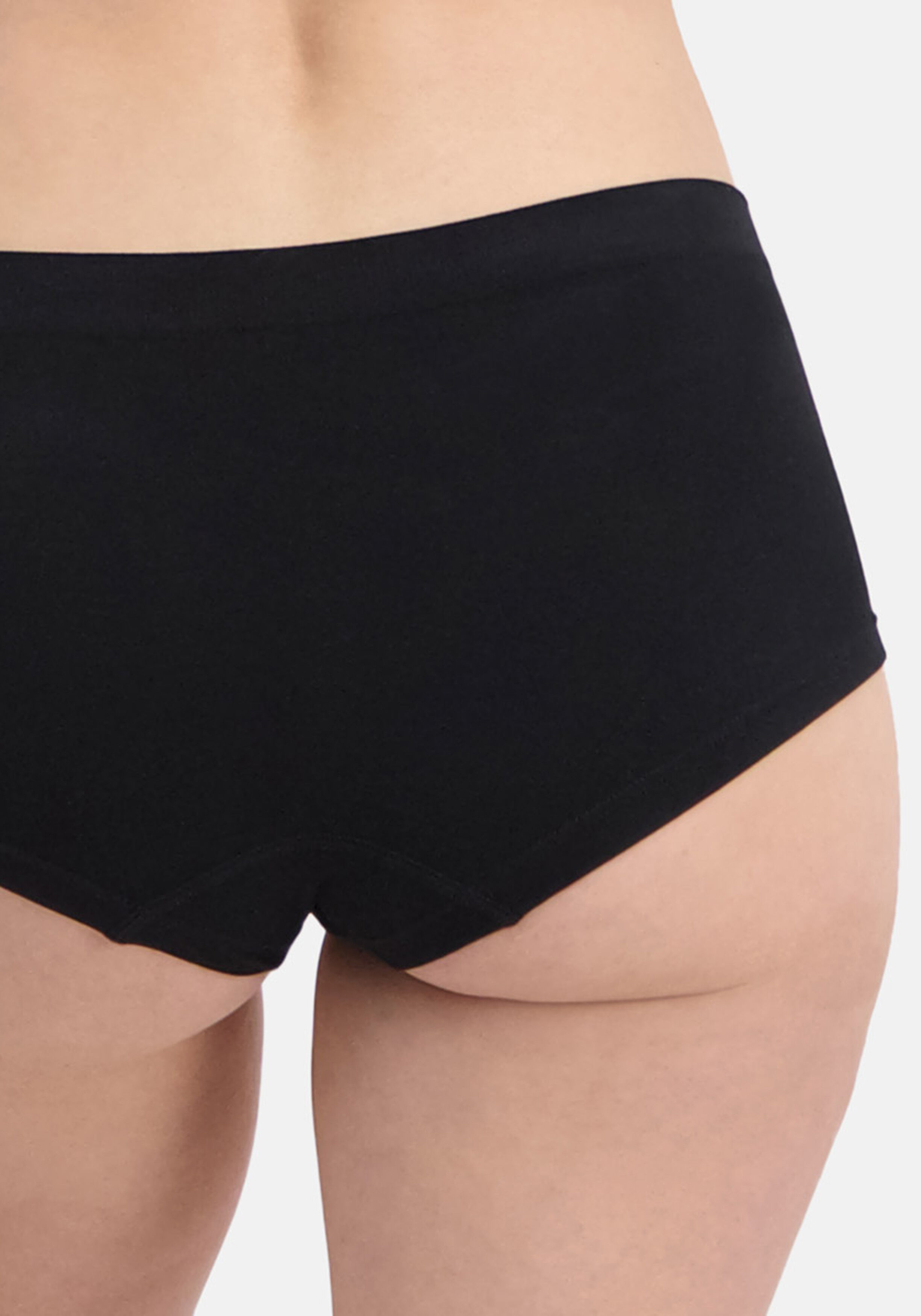 Bamboo Basics Sophie hipster (2-pack), dames heupslip naadloos, zwart