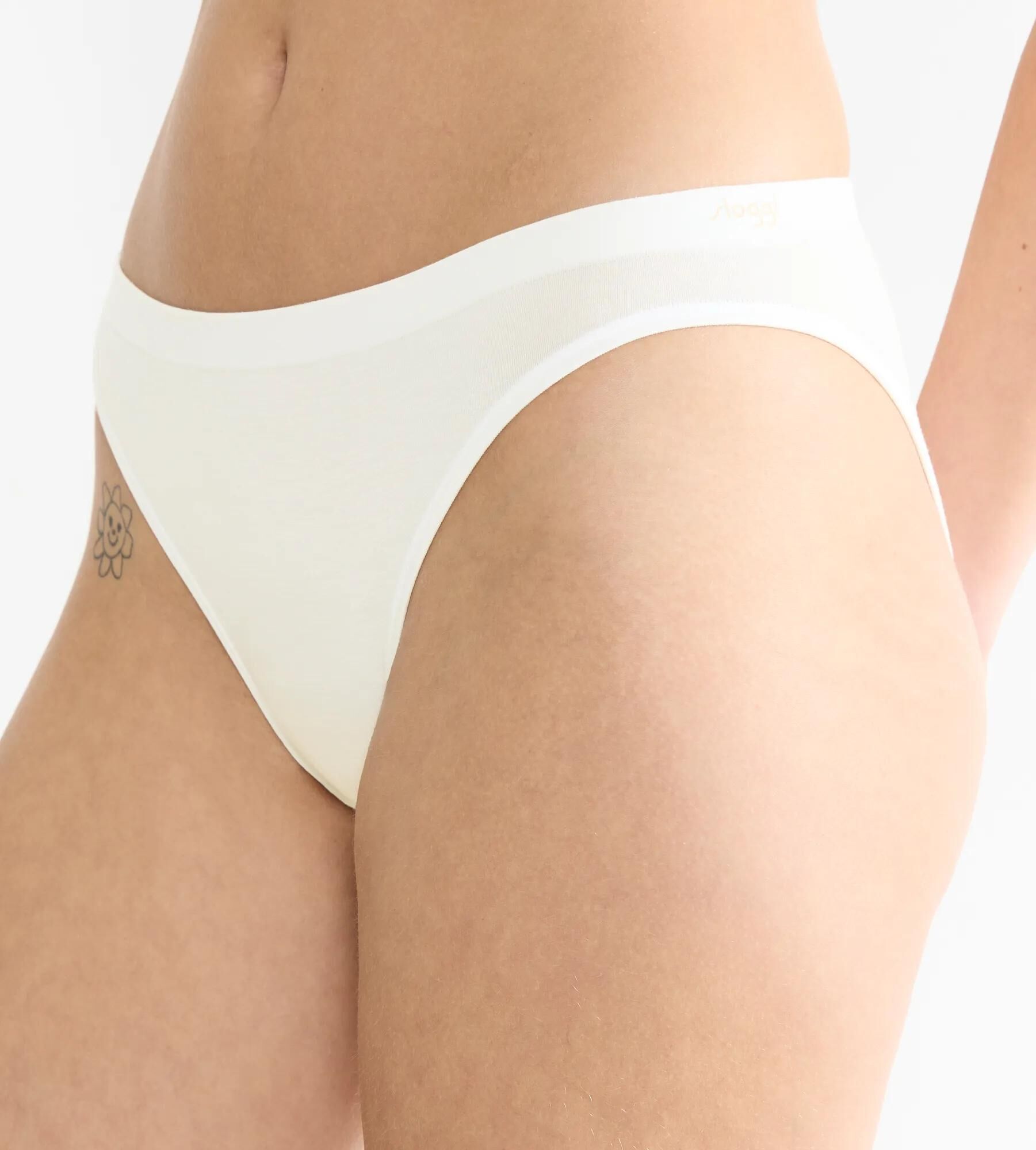 Sloggi Women GO Sense High leg (2-pack), dames slip, wit