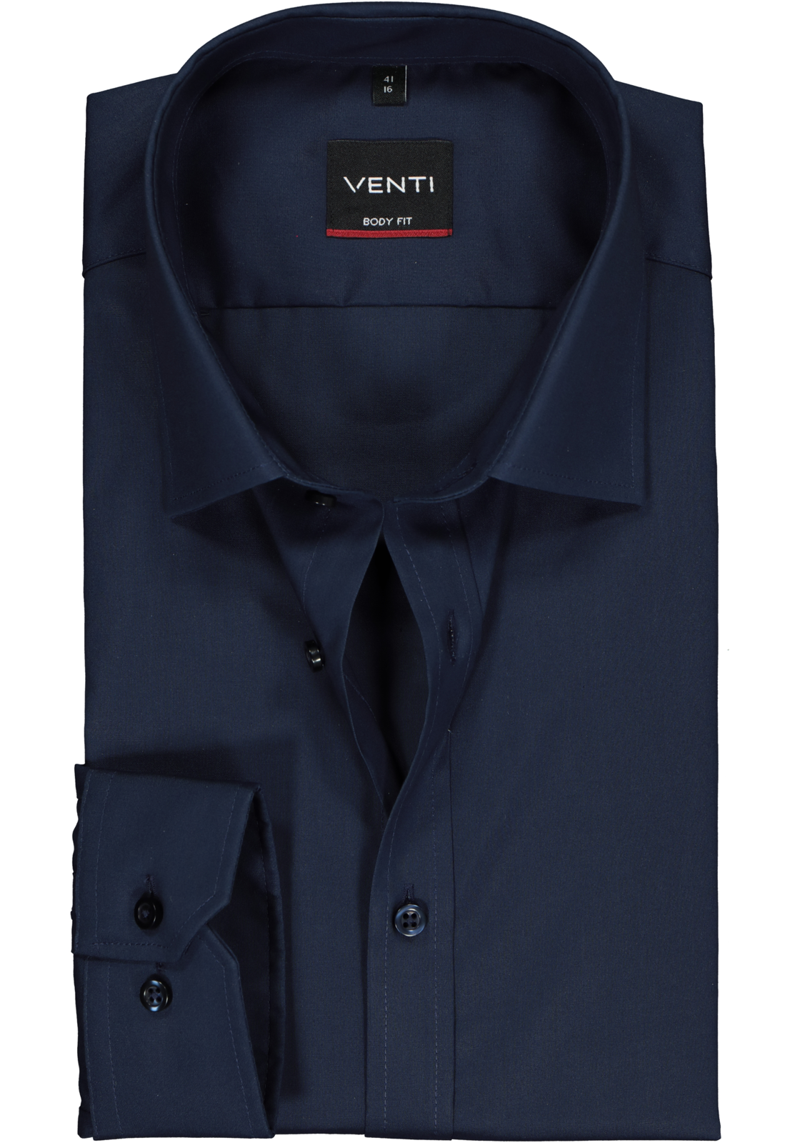 1-4060031389310_venti-overhemd_HR VENTI body fit overhemd, marine blauw