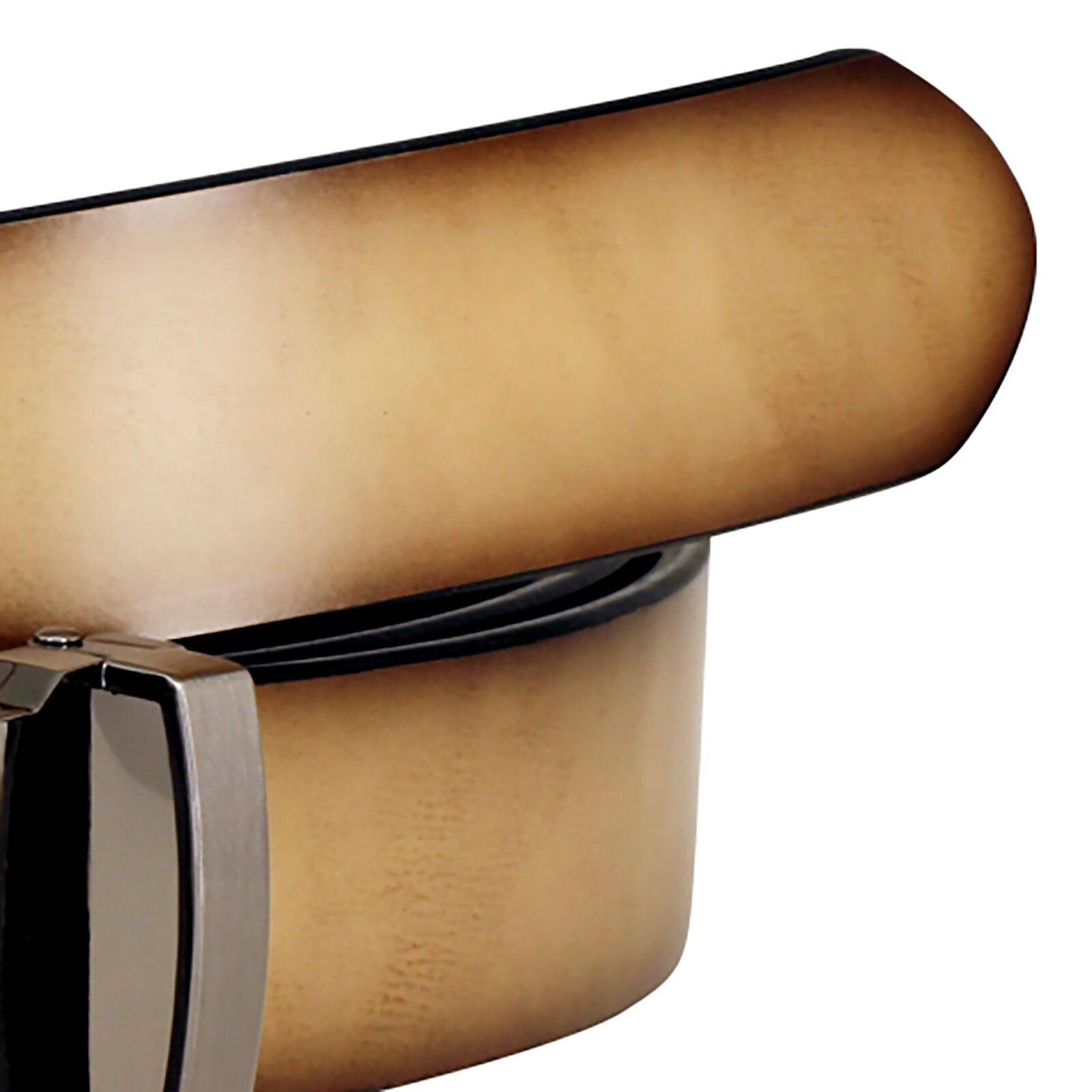 LINDENMANN leren heren riem, steen