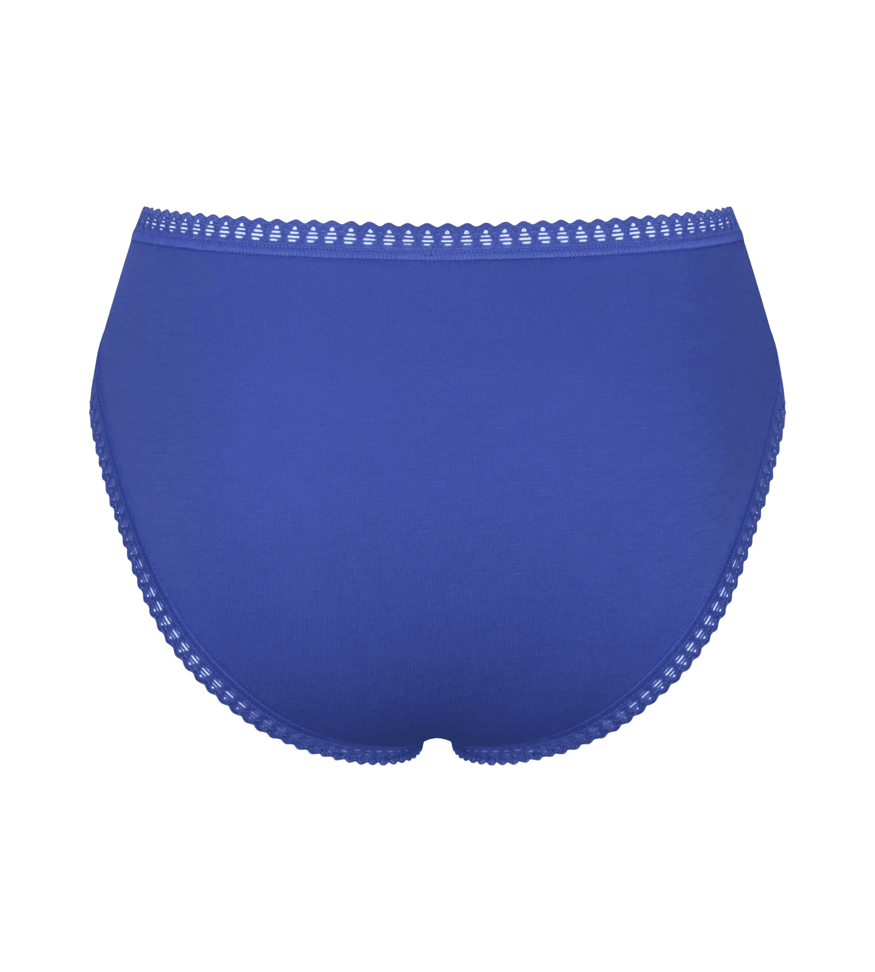 Sloggi Women GO Crush High leg (3-pack), dames slip, lichtblauw, kobaltblauw en blauw, wit en geel gestreept