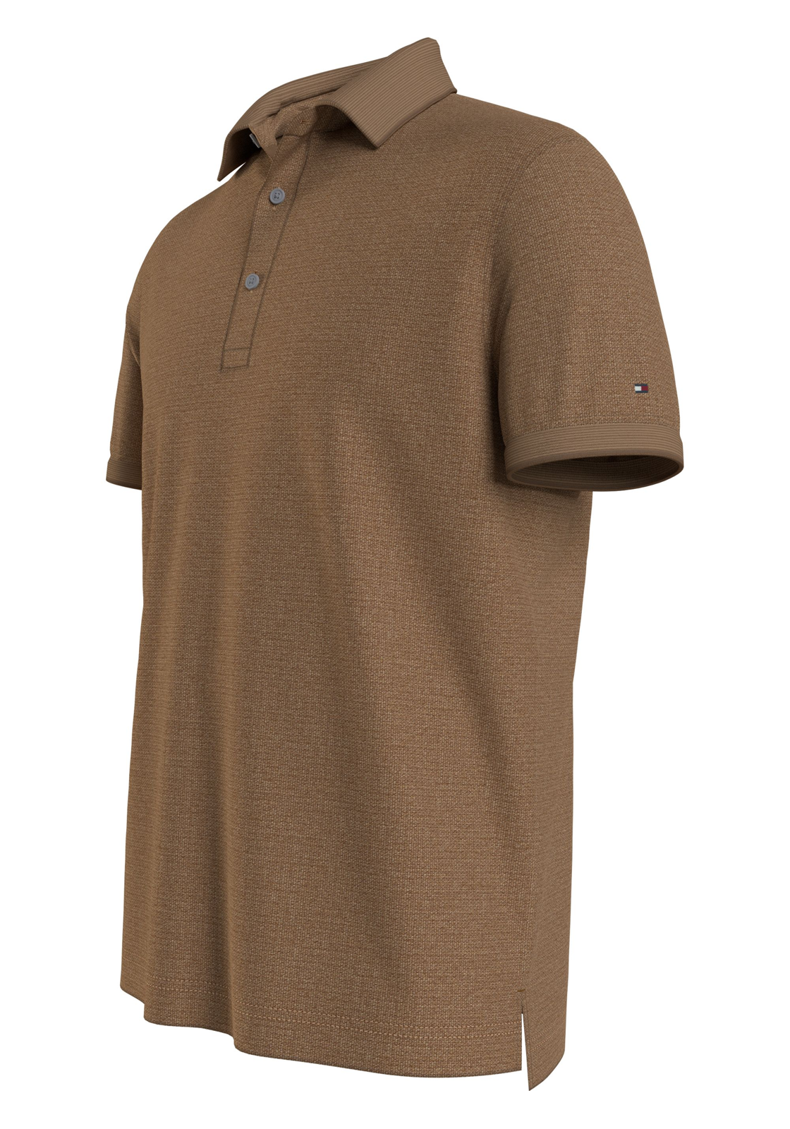 image_4_MW0MW347560F4_D_C4101wid2000amphei2000ampop_usm1710 Tommy Hilfiger Dc Oxford Modal Regular Polo, heren poloshirt, beige