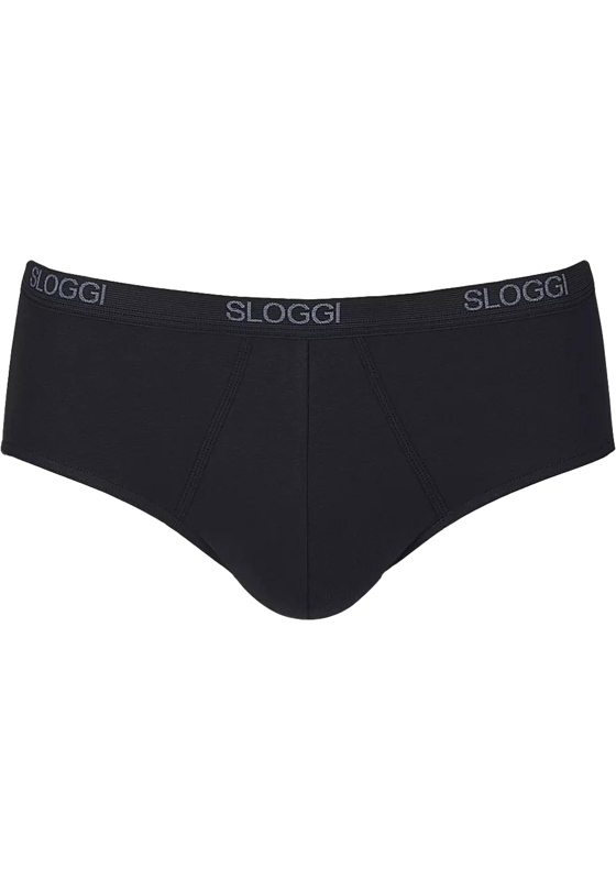 Sloggi Men Basic Midi, heren slip met smalle zijkanten (1-pack), zwart Sloggi Men Basic Midi, heren slip met smalle zijkanten (1-pack), zwart