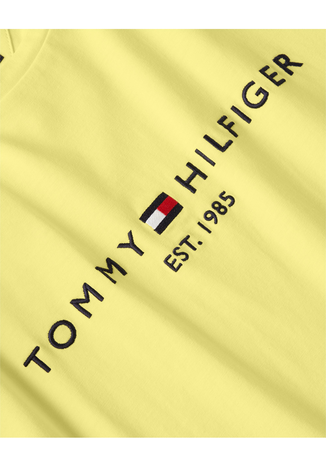 image_4_MW0MW11797ZIN_D_C4401wid2000amphei2000ampop_usm1710 Tommy Hilfiger Tommy Logo Tee, heren T-shirt korte mouw O-hals, lichgeel