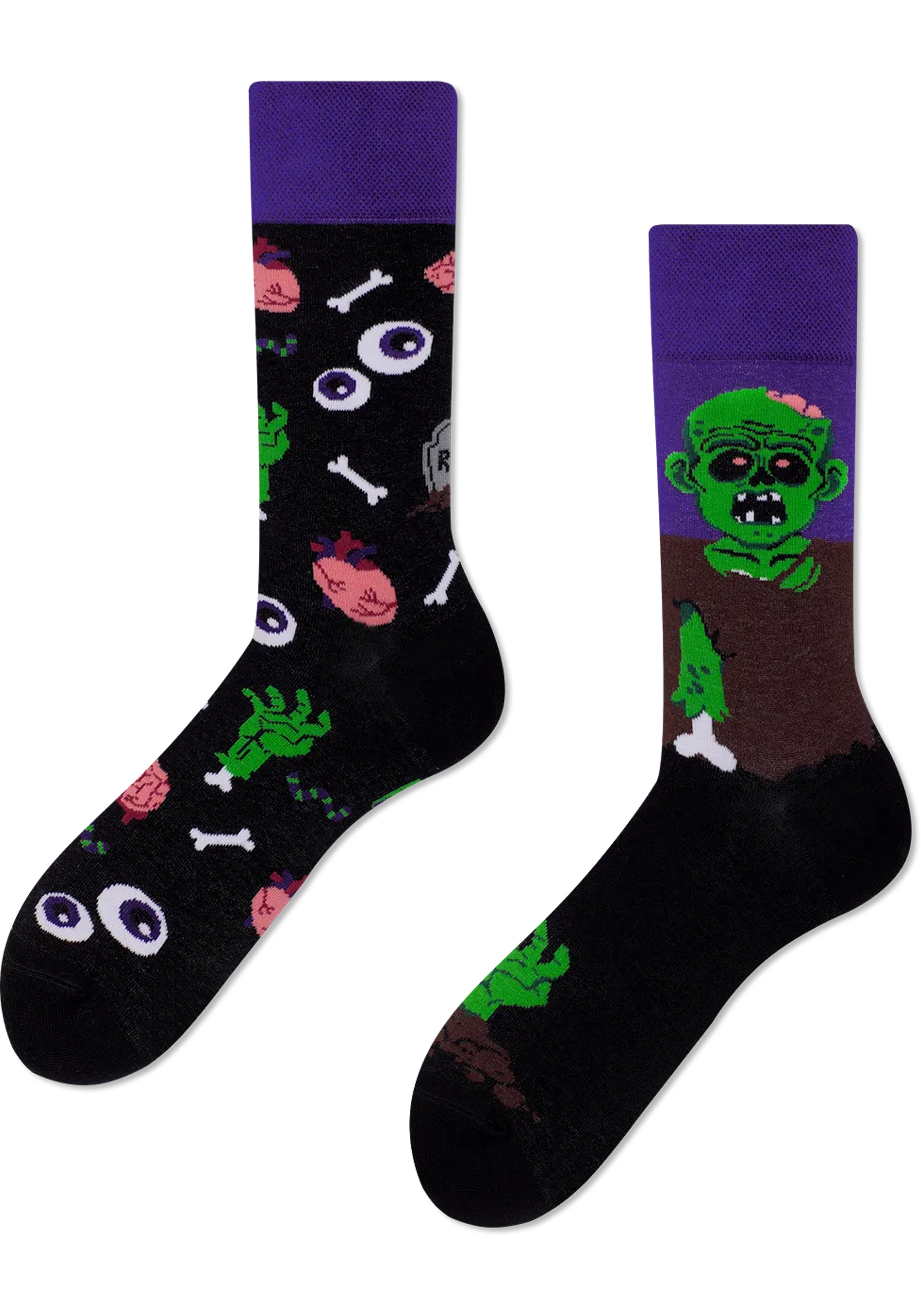 Many Mornings unisex sokken, The Zombie