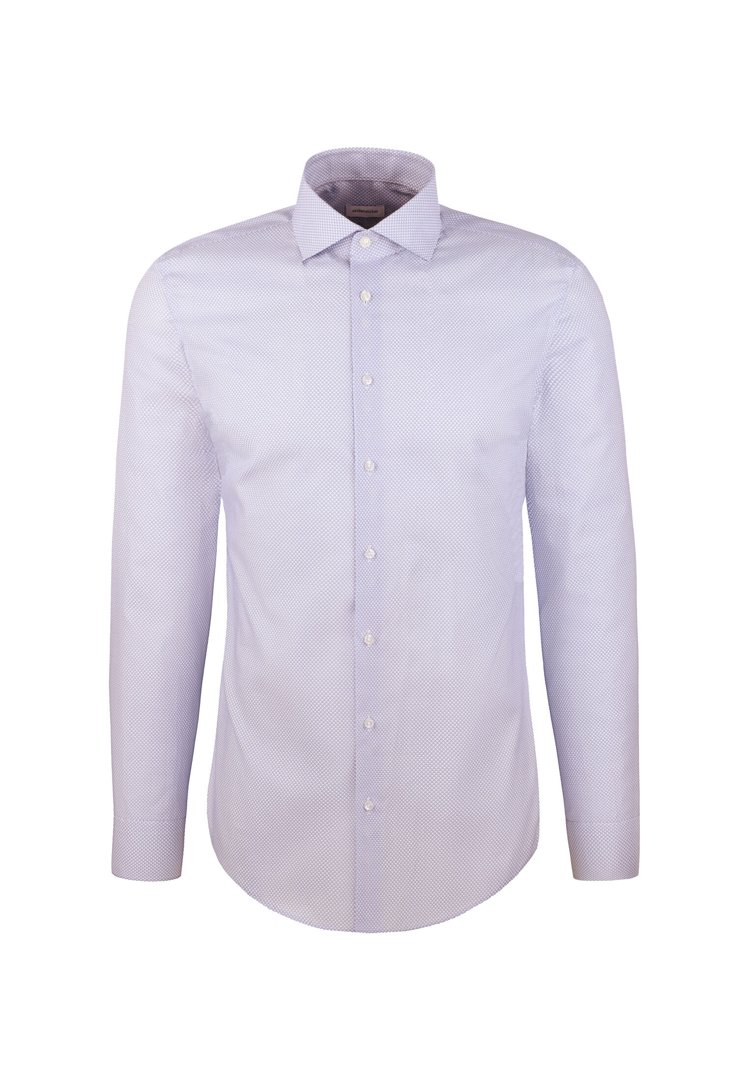 Seidensticker x-slim fit overhemd, popeline, blauw dessin