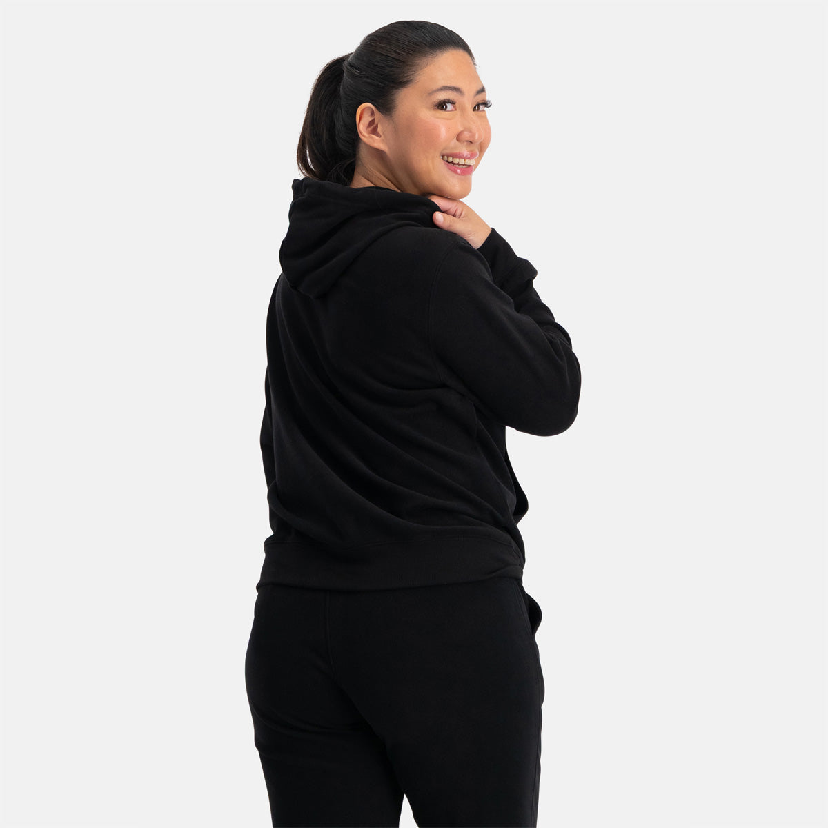 Bamboo Basics Gaby hoodie, dames hoodie, zwart