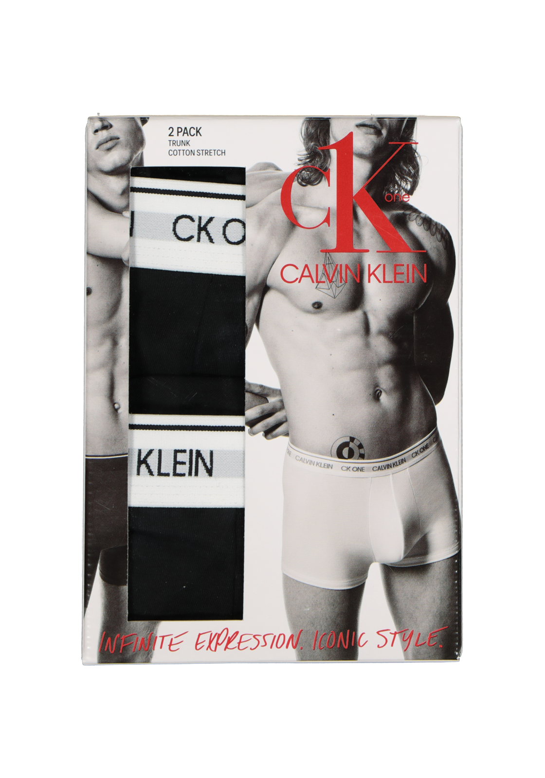 4-8719852341736_calvin-klein-boxer_HR Calvin Klein CK ONE Cotton trunk (2-pack), heren boxer normale lengte, zwart