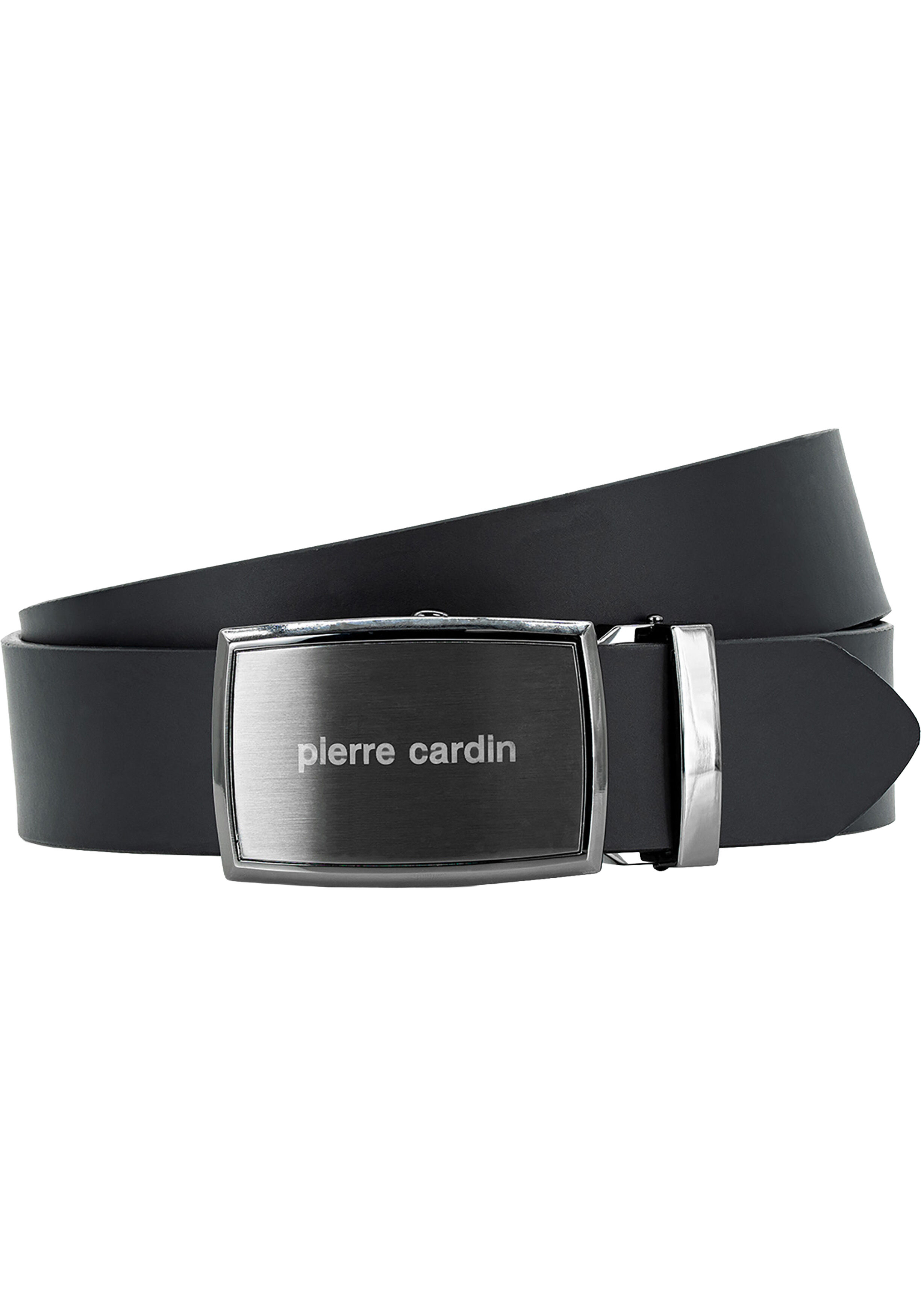 PIERRE CARDIN leren heren riem, zwart
