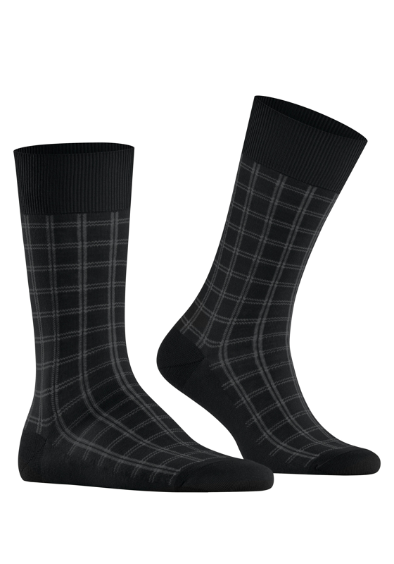 FALKE Modern Tailor herensokken, zwart (black) FALKE Modern Tailor herensokken, zwart (black)