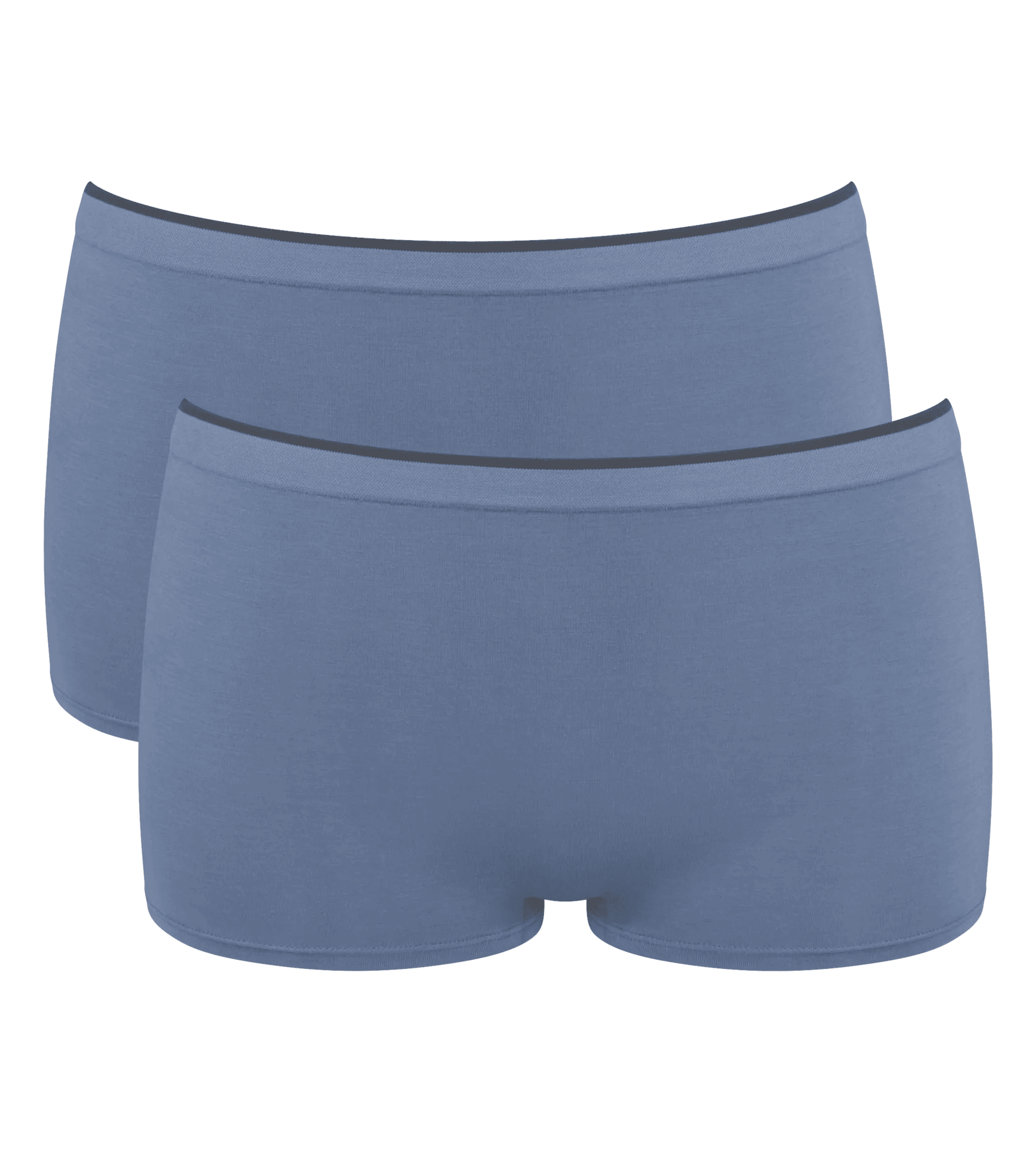 Sloggi Women GO Sense Short (2-pack), dames boxer, middenblauw