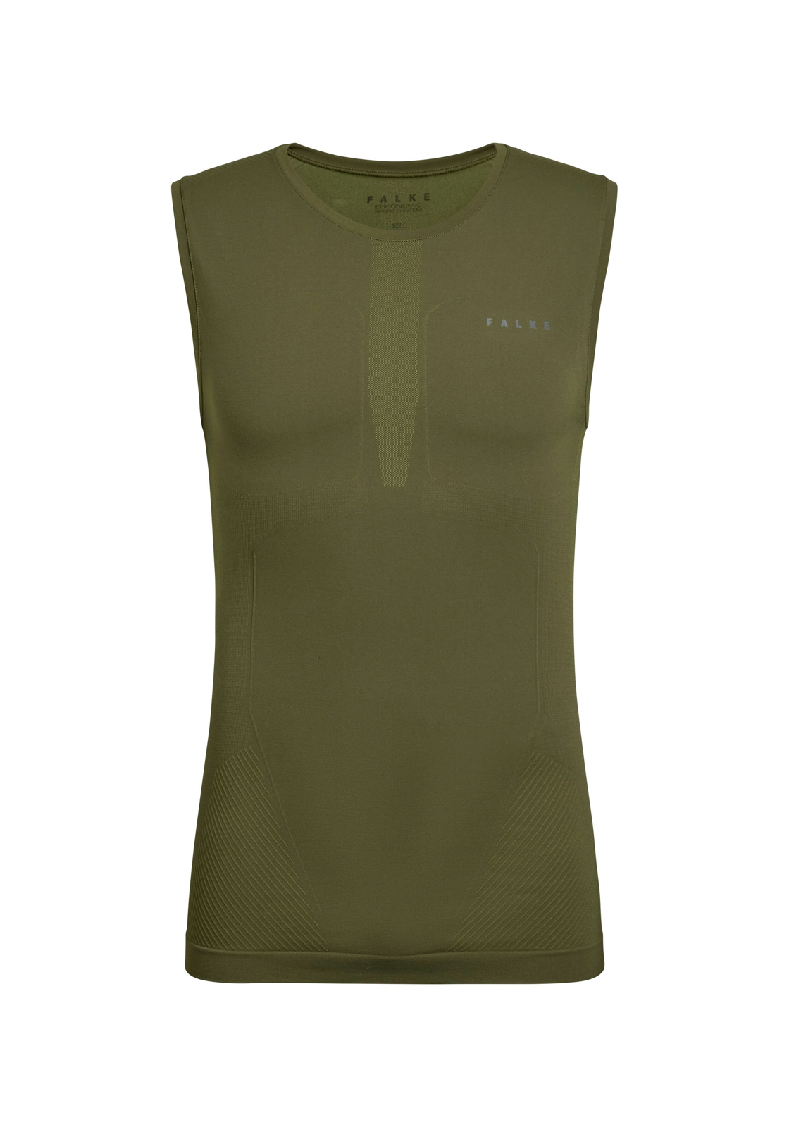 FALKE heren top Warm, thermoshirt, groen (herb) FALKE heren top Warm, thermoshirt, groen (herb)