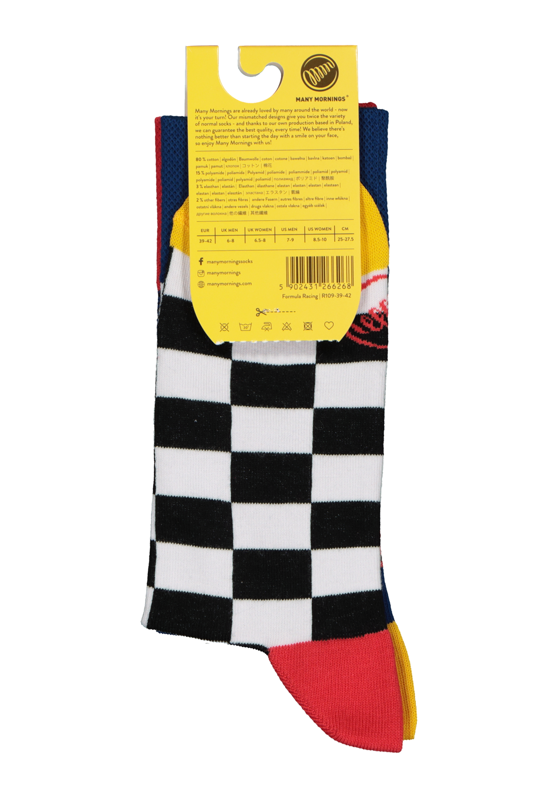 6-5902431266268_many_morning_sokken__HR Many Mornings unisex sokken Formula racing