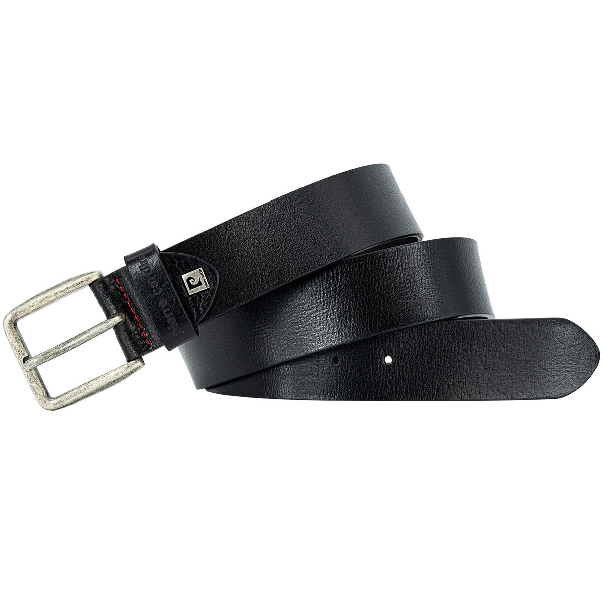 PIERRE CARDIN leren heren riem, zwart