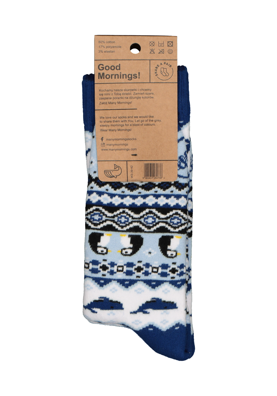 5-5902431264738_Many_Mornings_Sokken_HR Many Mornings unisex huissokken Ice Pinguin