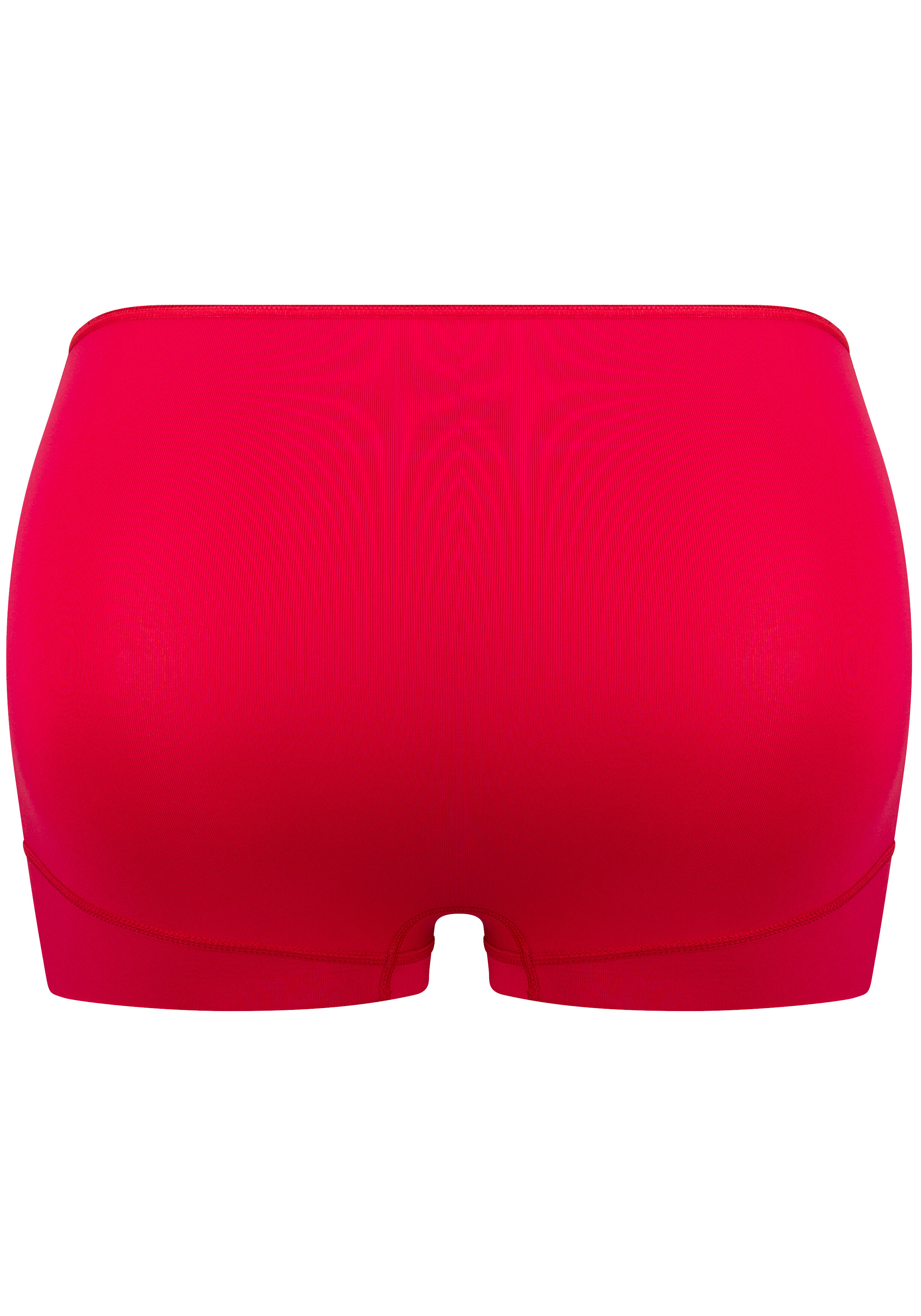 RJ Bodywear Pure Color dames short extra hoog, donkerrood