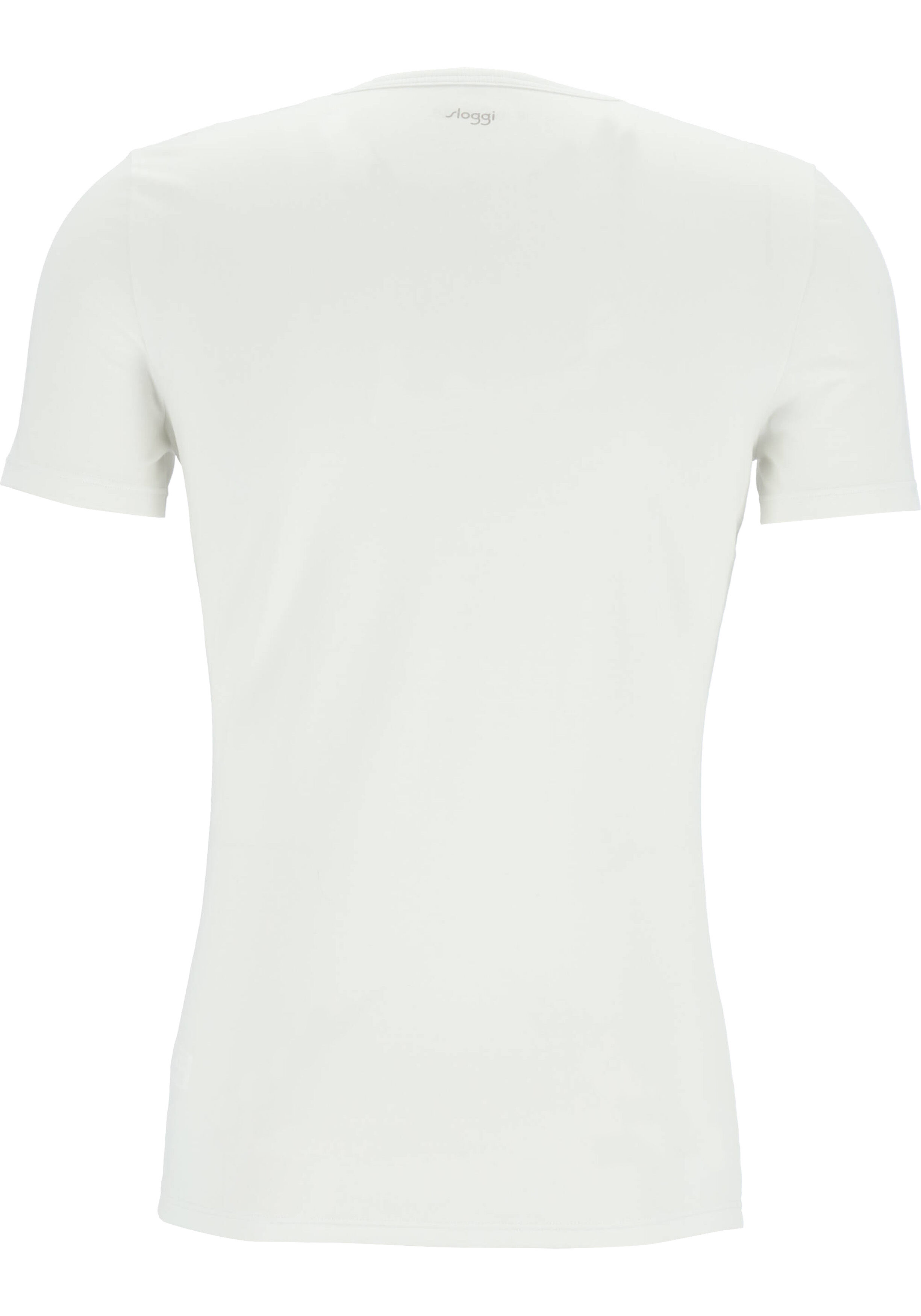 Sloggi Men GO Shirt V-Neck Slim Fit, heren T-shirt (1-pack), wit