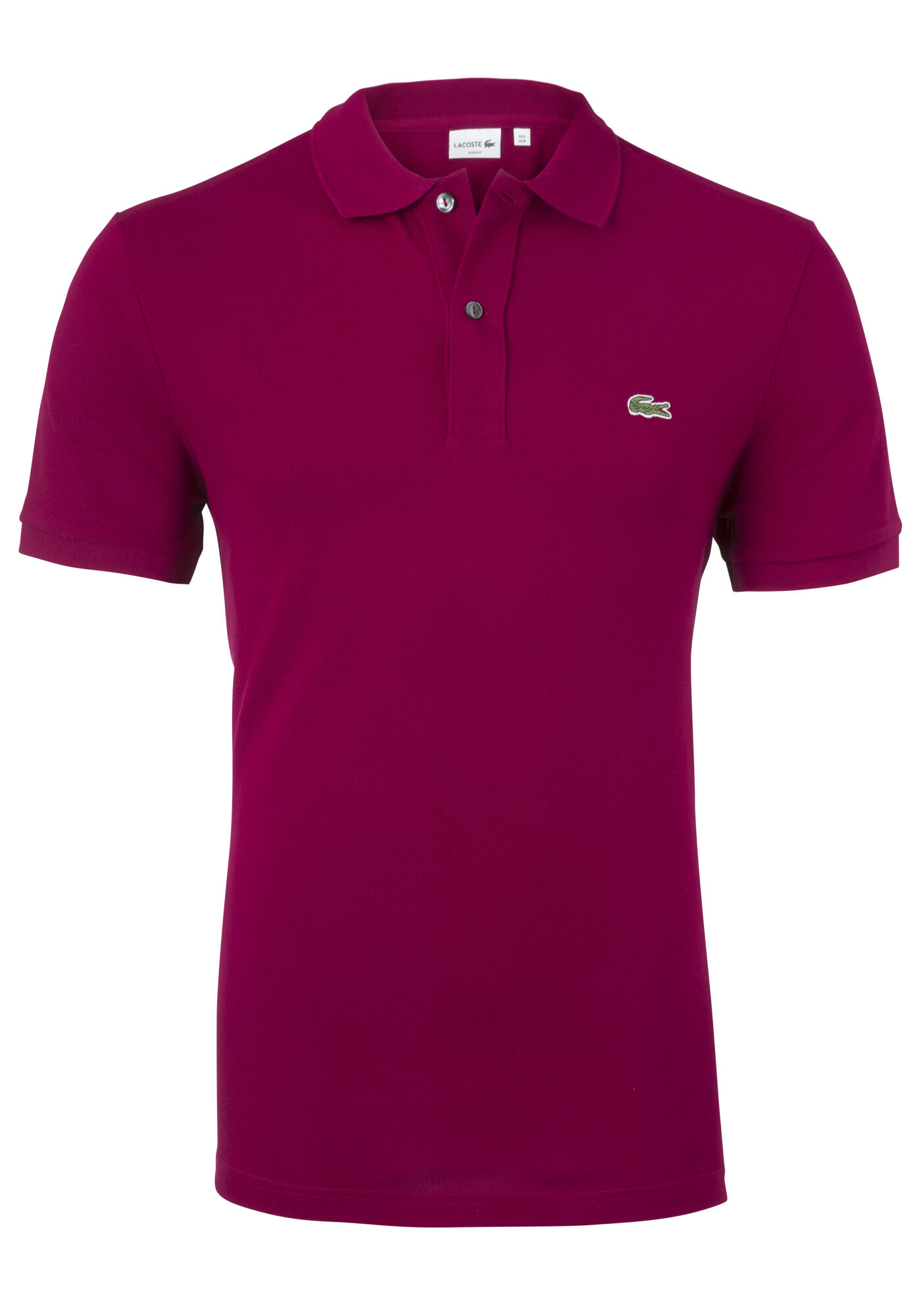 Lacoste Slim Fit polo, bordeaux rood