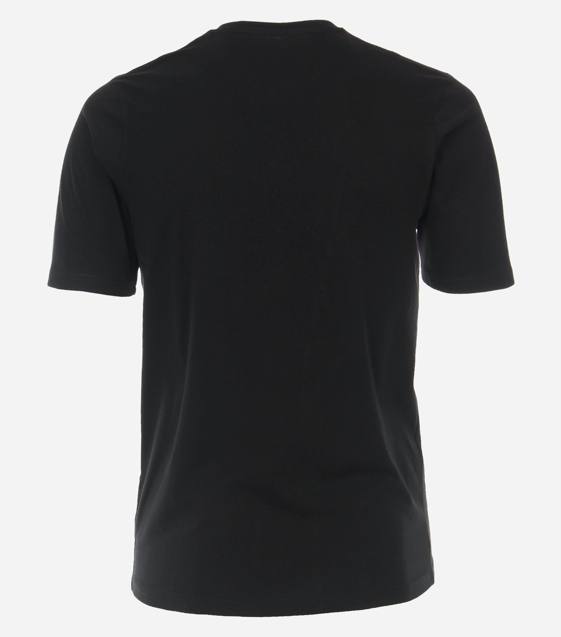 Redmond regular fit T-shirt, korte mouw O-hals, zwart