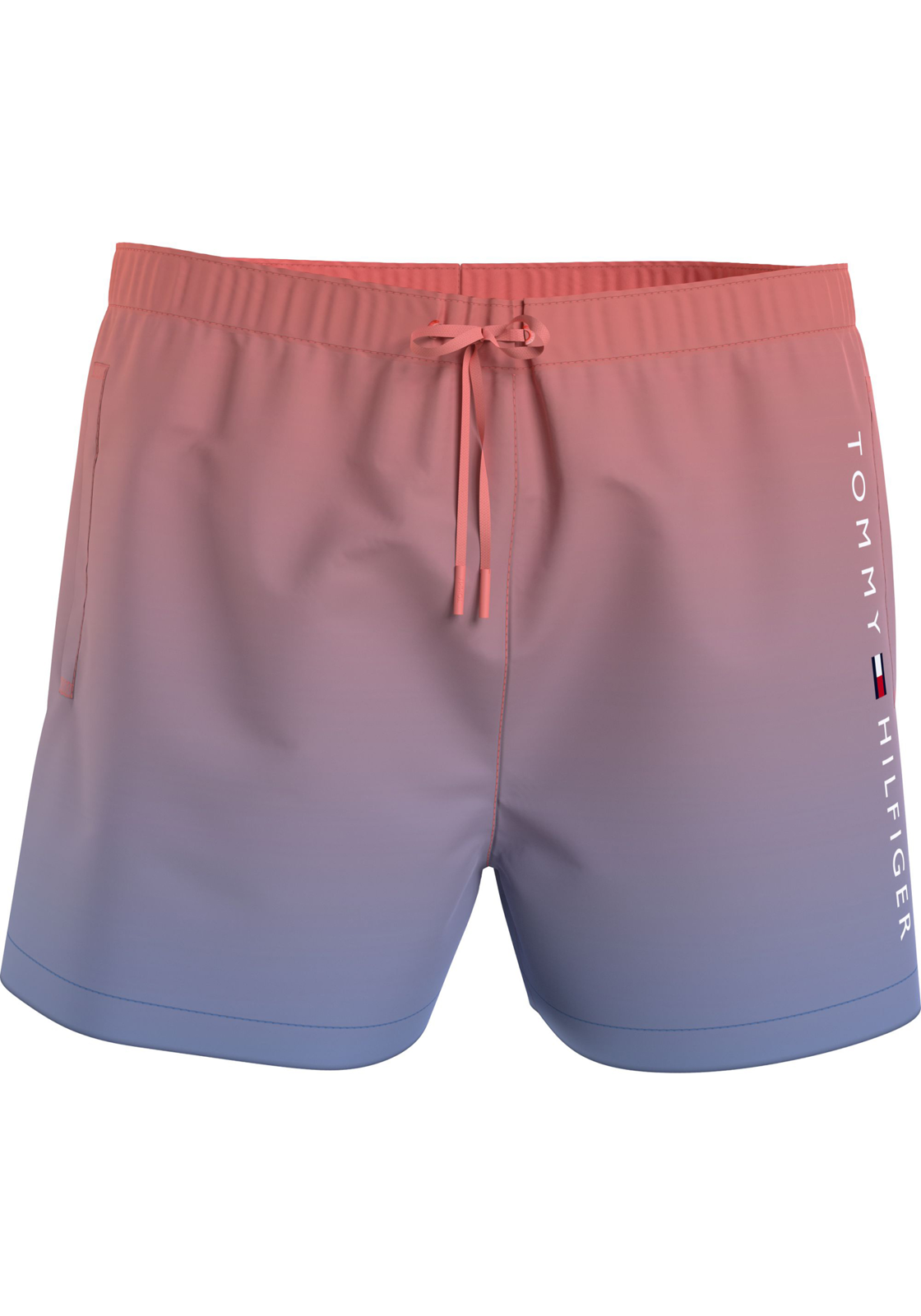 imagephp_kopie-16 Tommy Hilfiger Medium Drawstring swimshort, heren zwembroek, oranje dessin