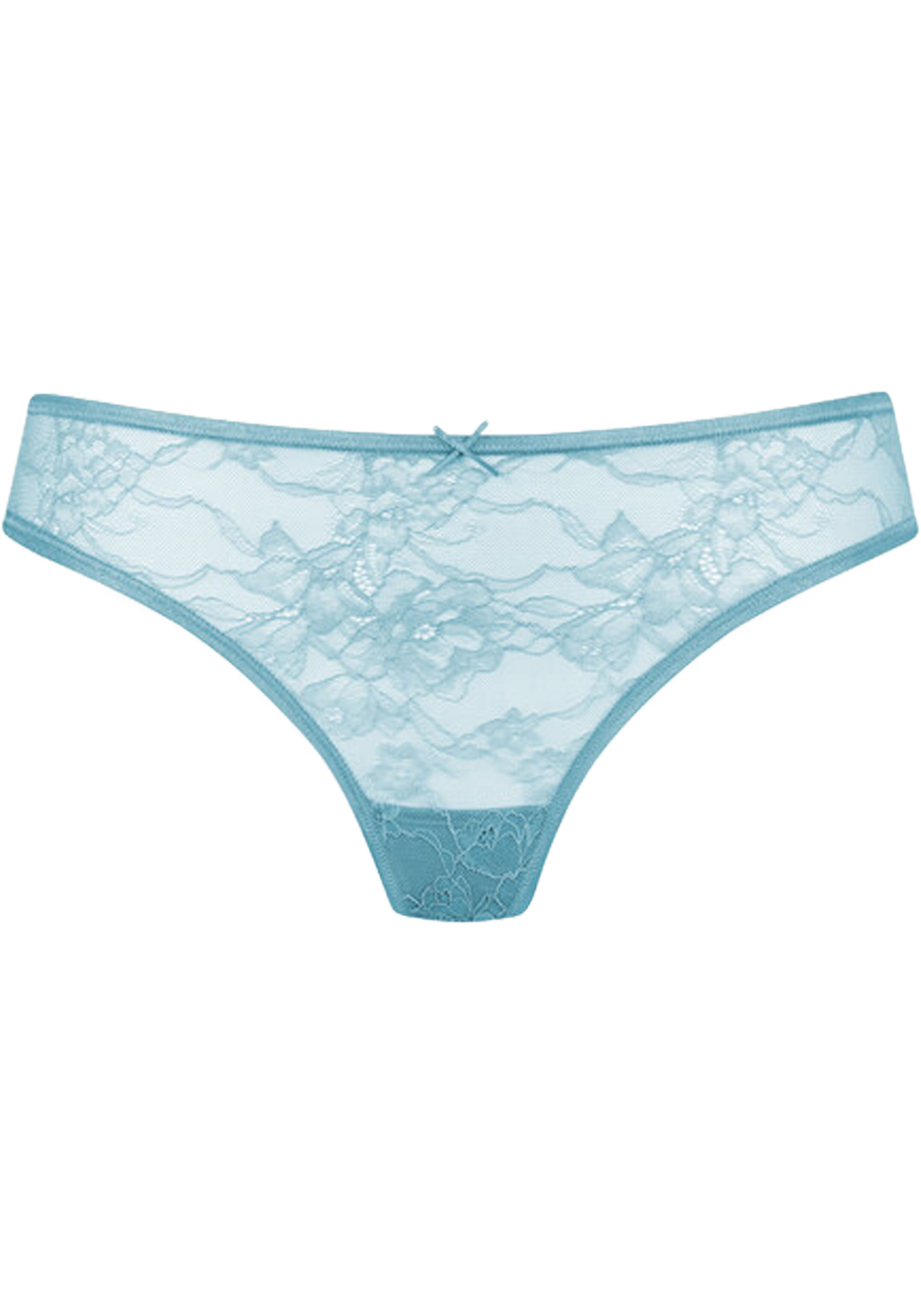 Mey dames thong Fabulous, string, petroloblauw