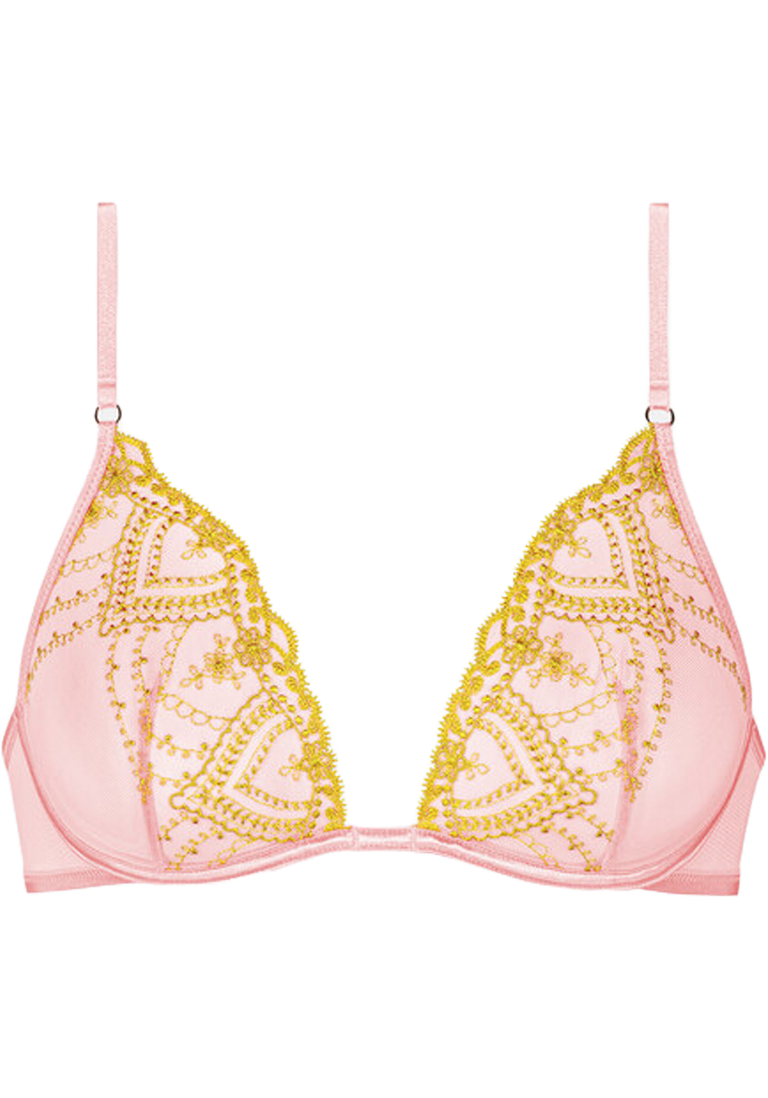 Mey dames wired bra Mysterious, beugel bh, roze met geel