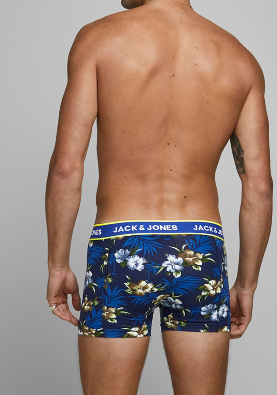 10-5714506313629-jack-and-jones-boxer_HR Jack & Jones heren boxers Jacflower trunks (3-pack), gebloemd en uni